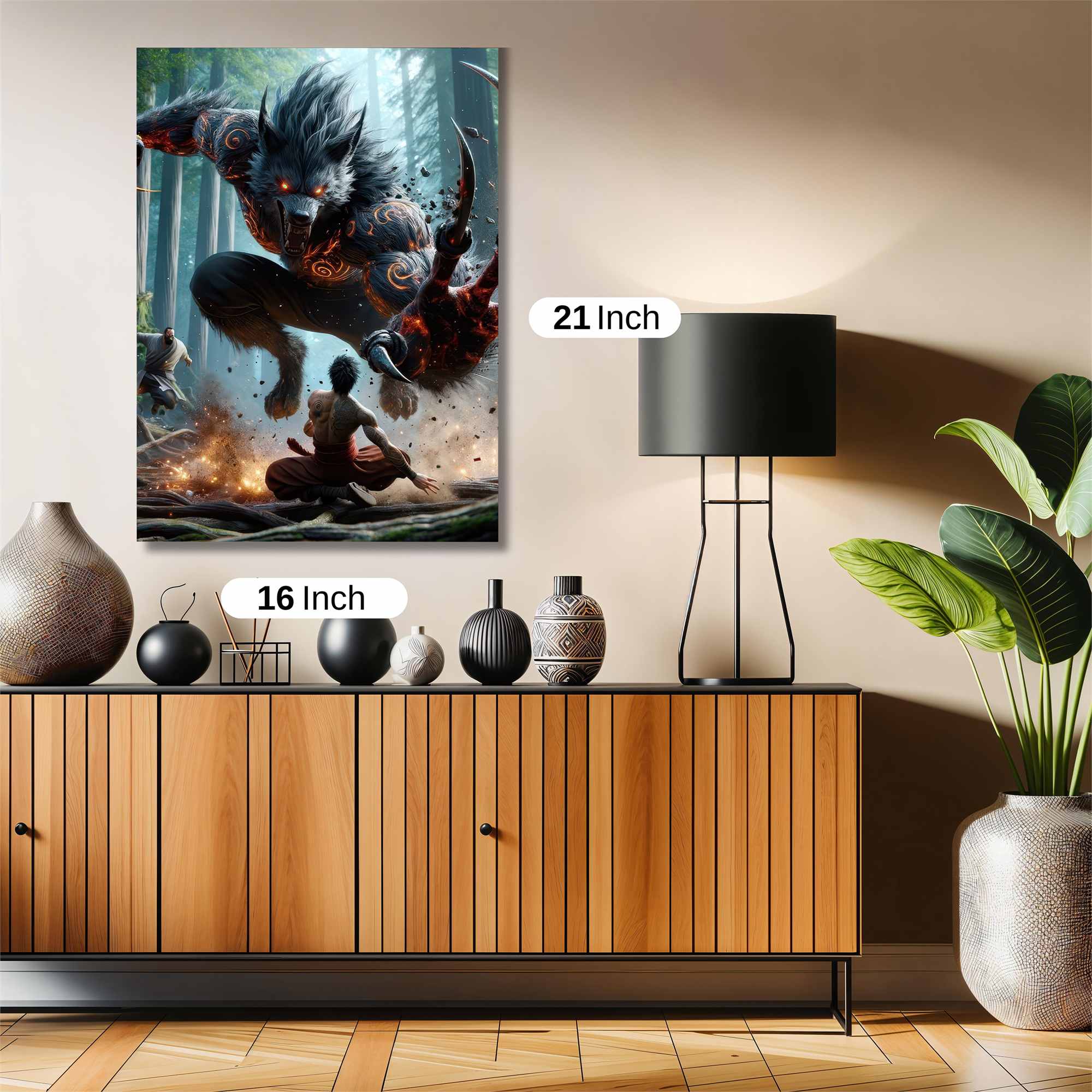 Werewolf Rampage Safe Wall Magnetic / M