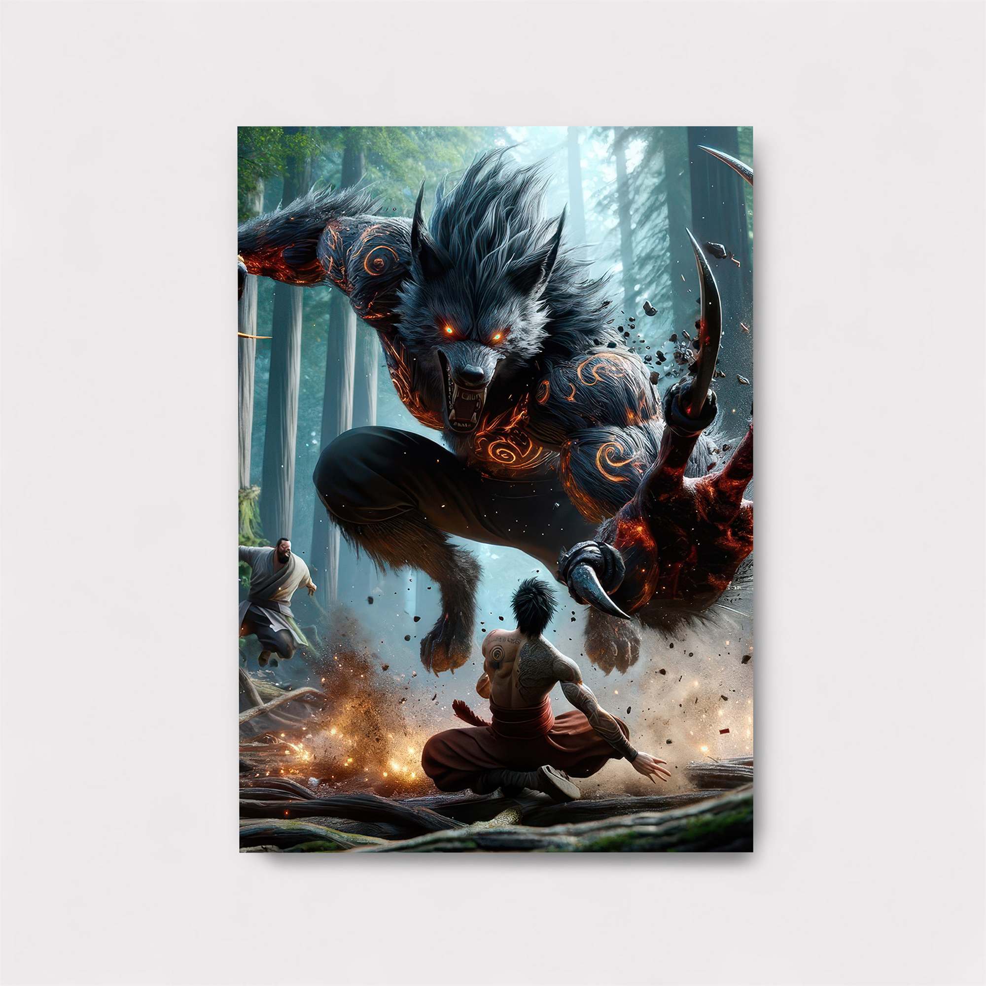 Werewolf Rampage Safe Wall Magnetic / M