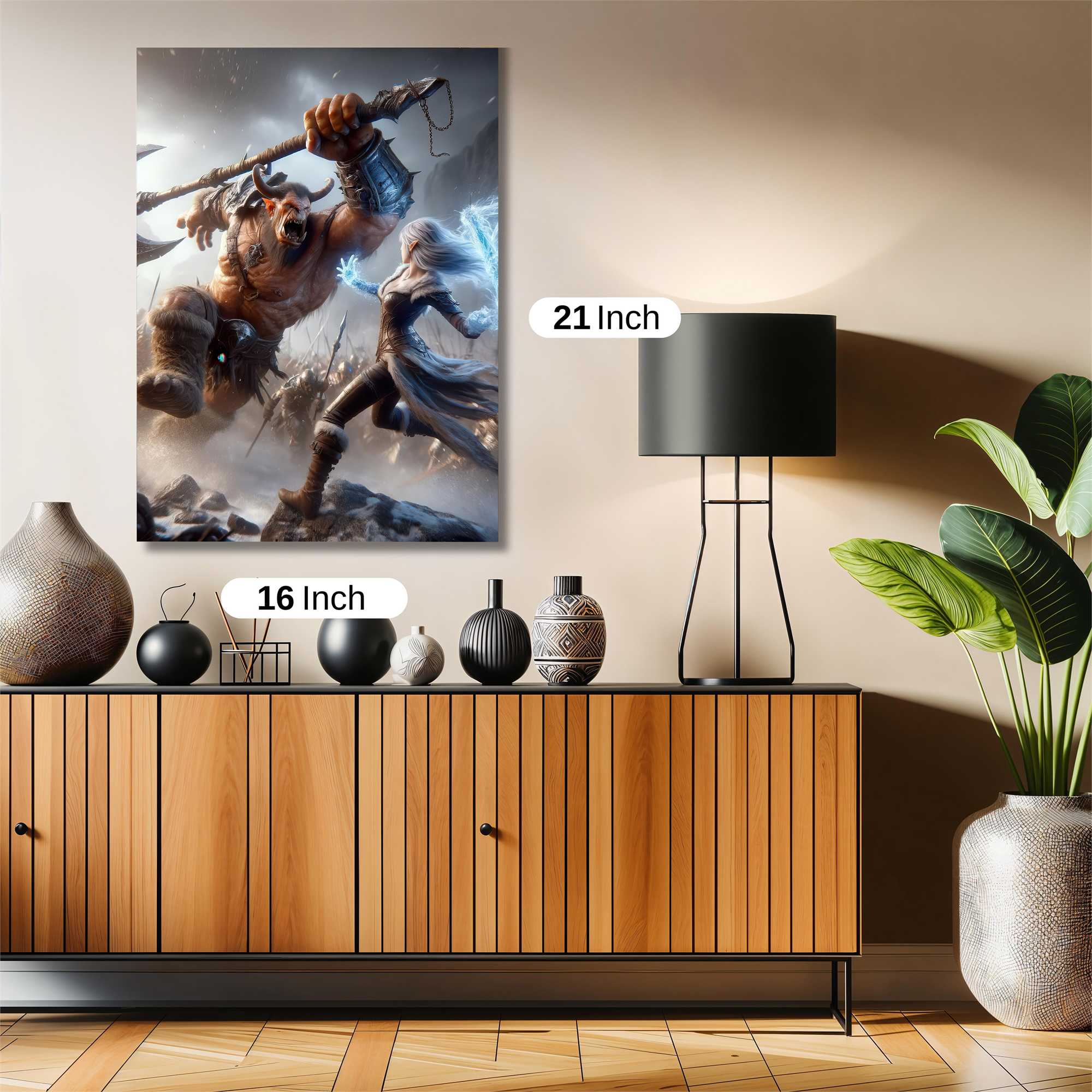 Minotaur Menace Safe Wall Magnetic / M