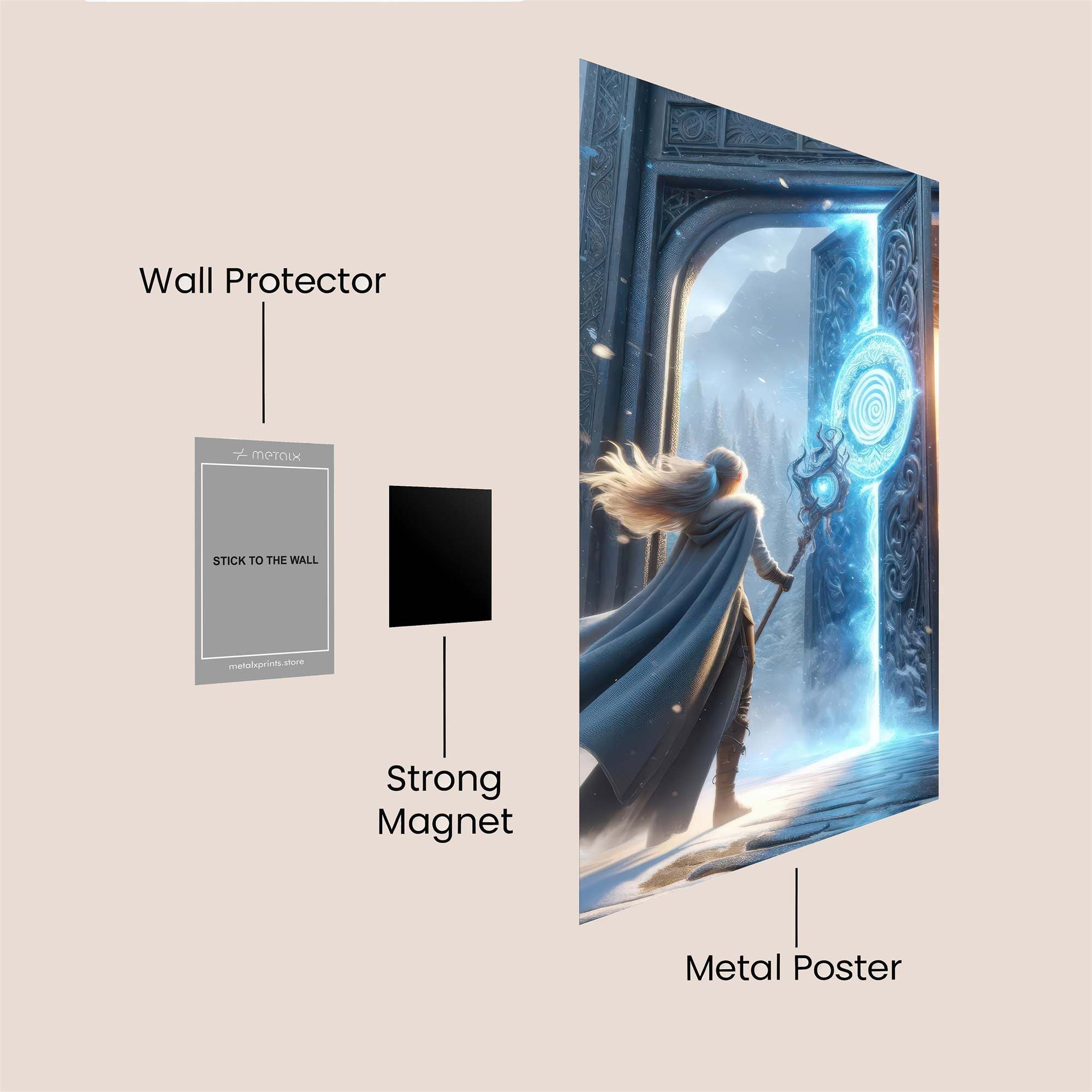 Mystic Portal Safe Wall Magnetic / M