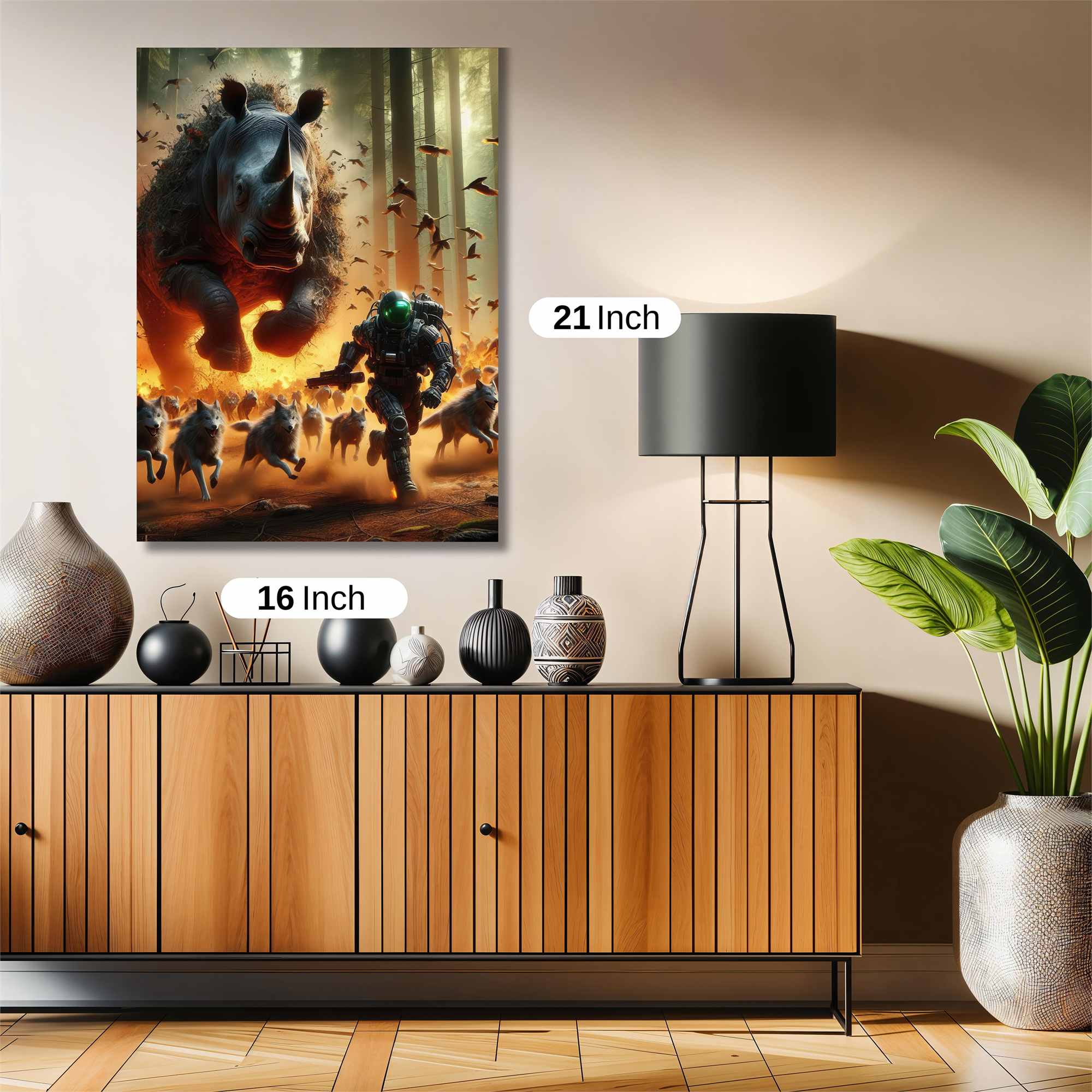 Rhino Rampage Safe Wall Magnetic / M