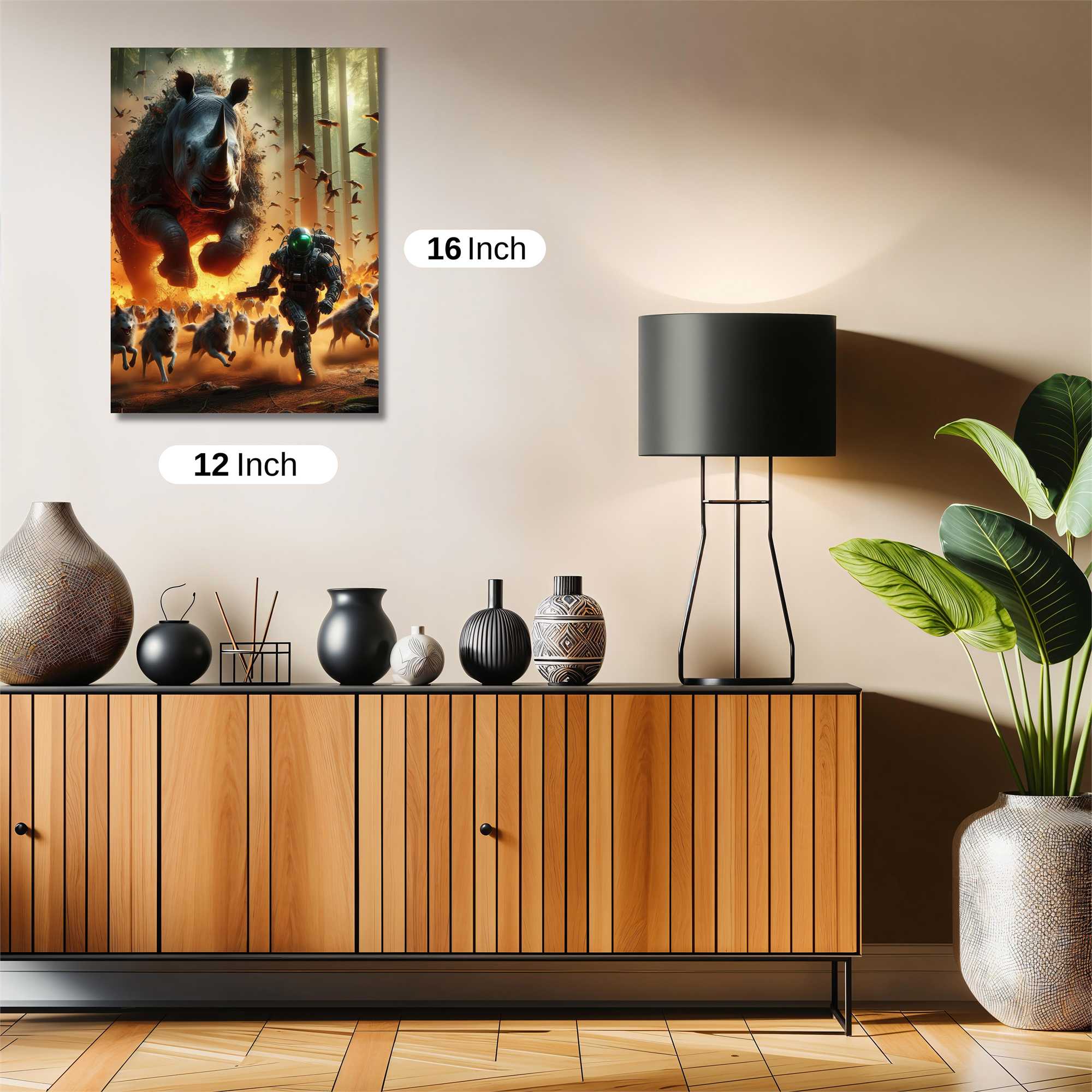 Rhino Rampage Safe Wall Magnetic / M