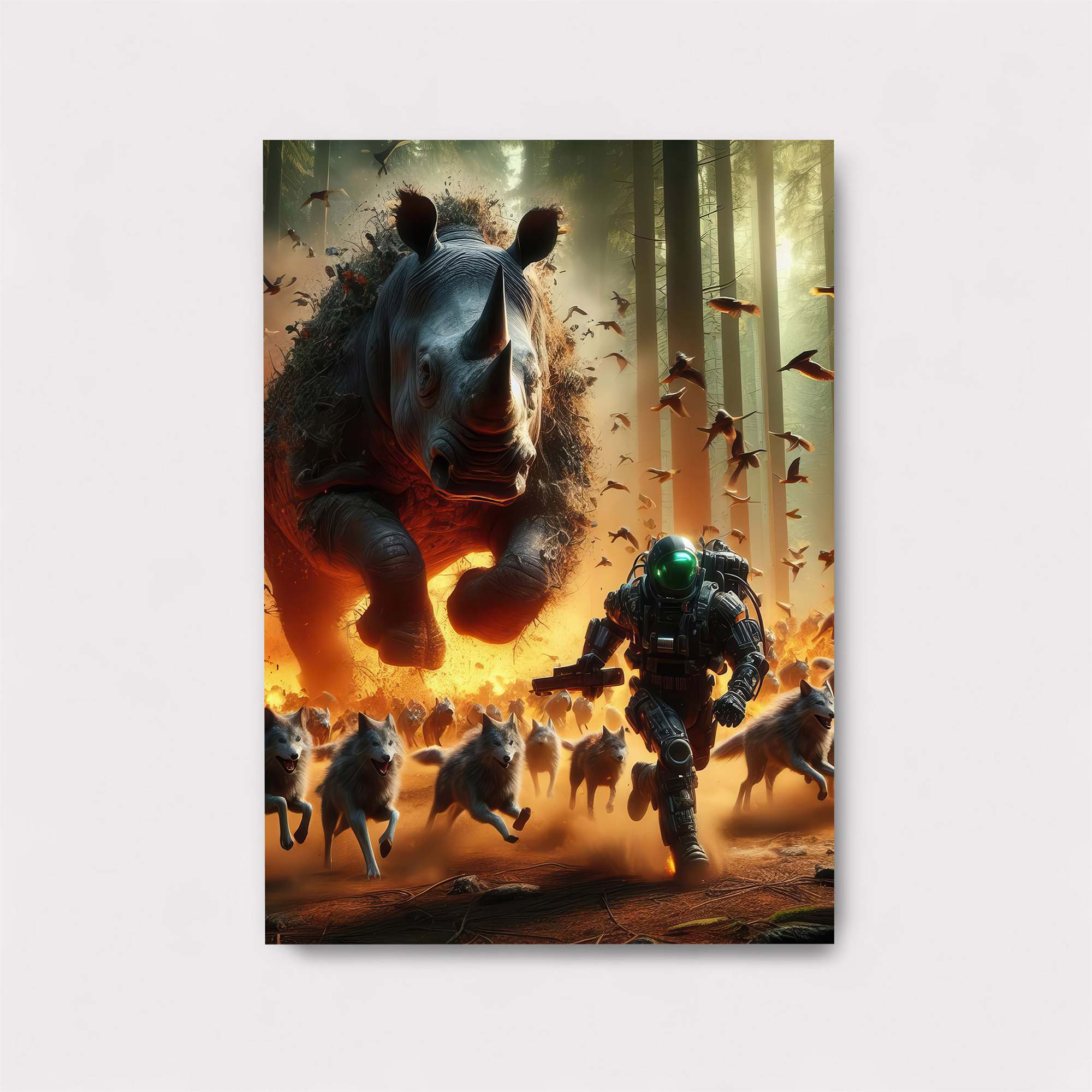 Rhino Rampage Safe Wall Magnetic / M