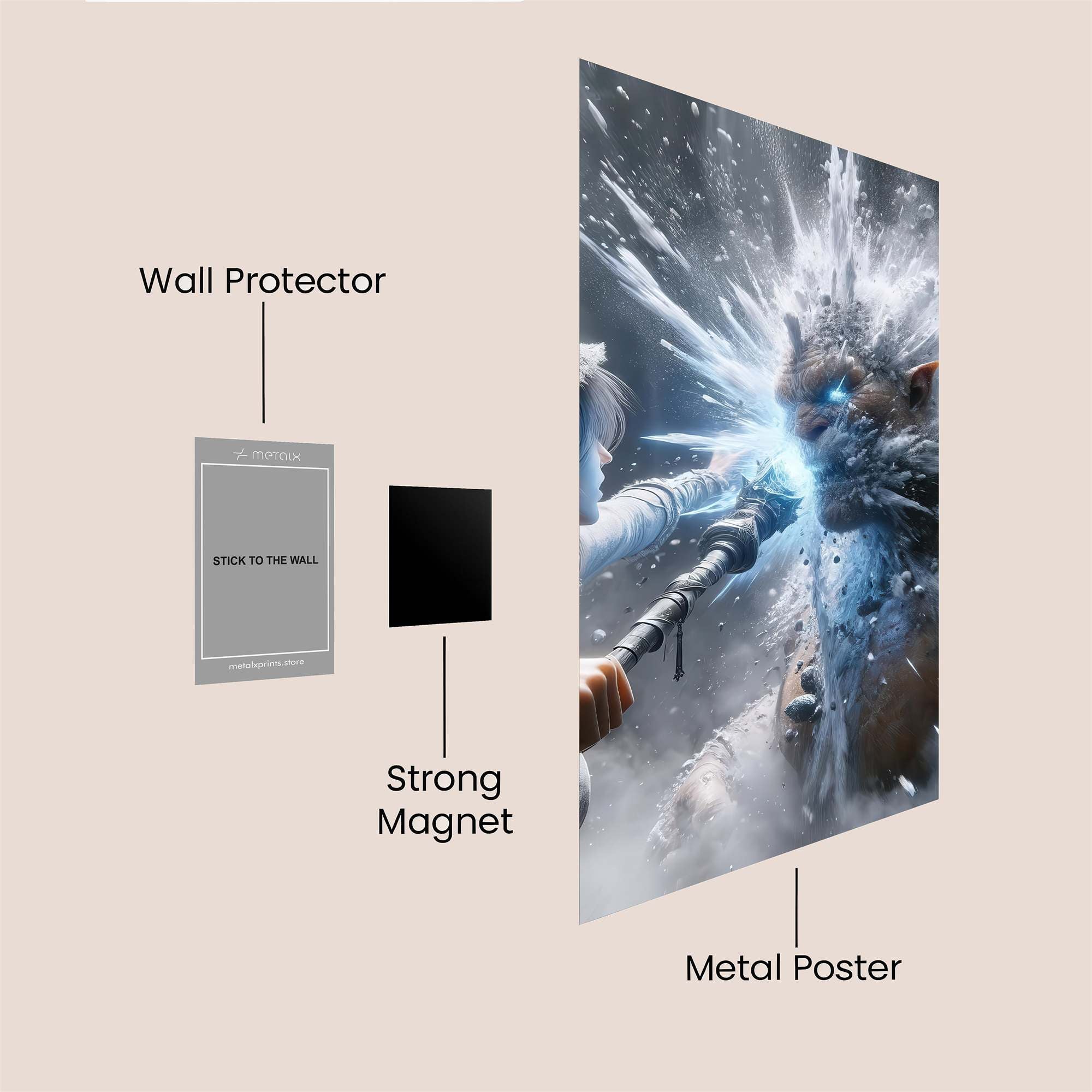 Frost Clash Safe Wall Magnetic / M