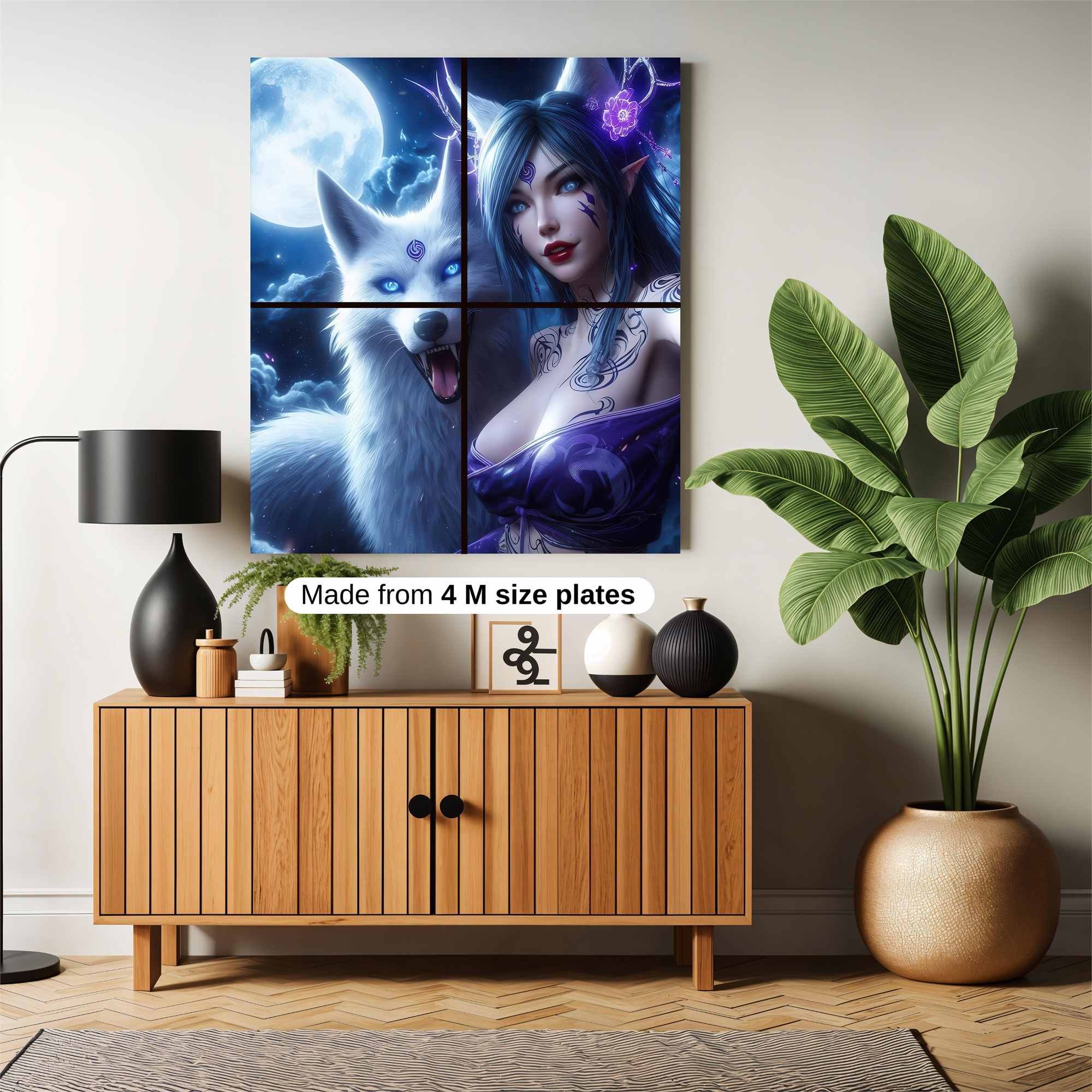 Moonlit Enchantment Safe Wall Magnetic / M