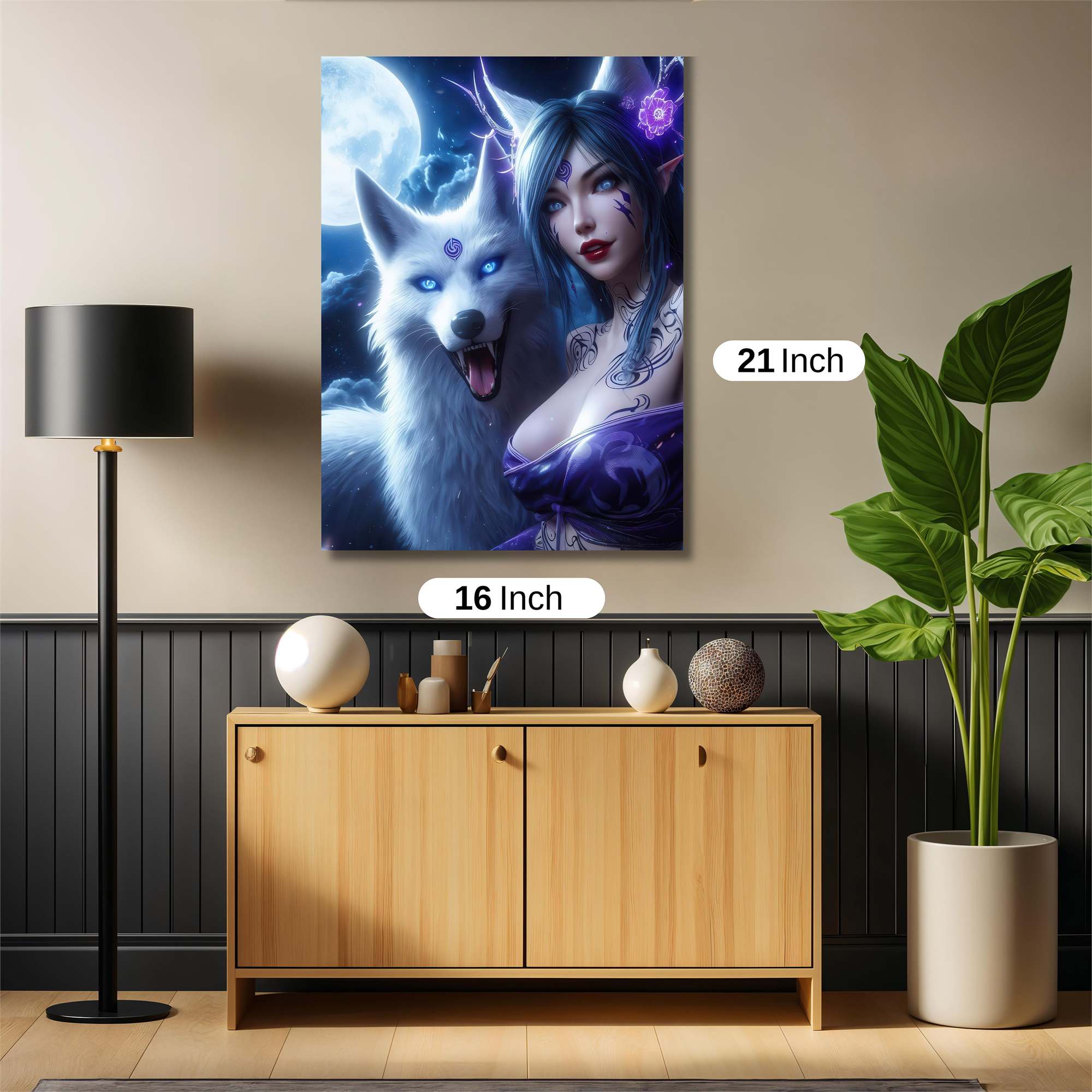 Moonlit Enchantment Safe Wall Magnetic / M