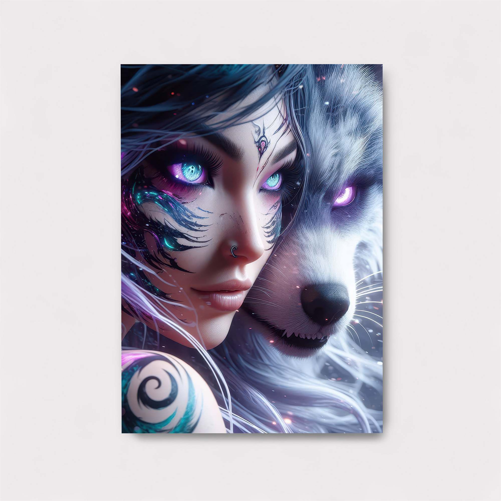 Wolf Enchantment Safe Wall Magnetic / M