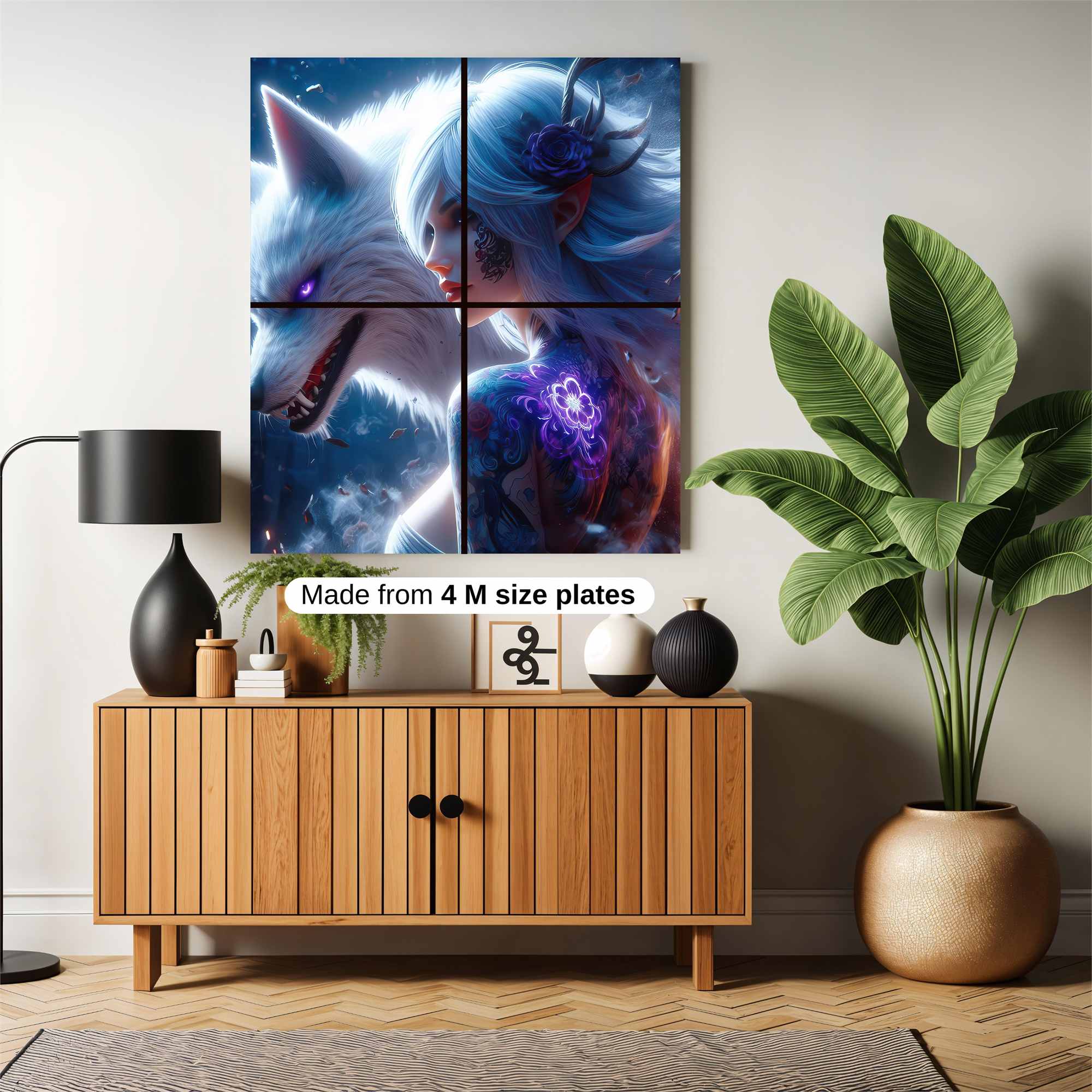 Frostbound Enigma Safe Wall Magnetic / M