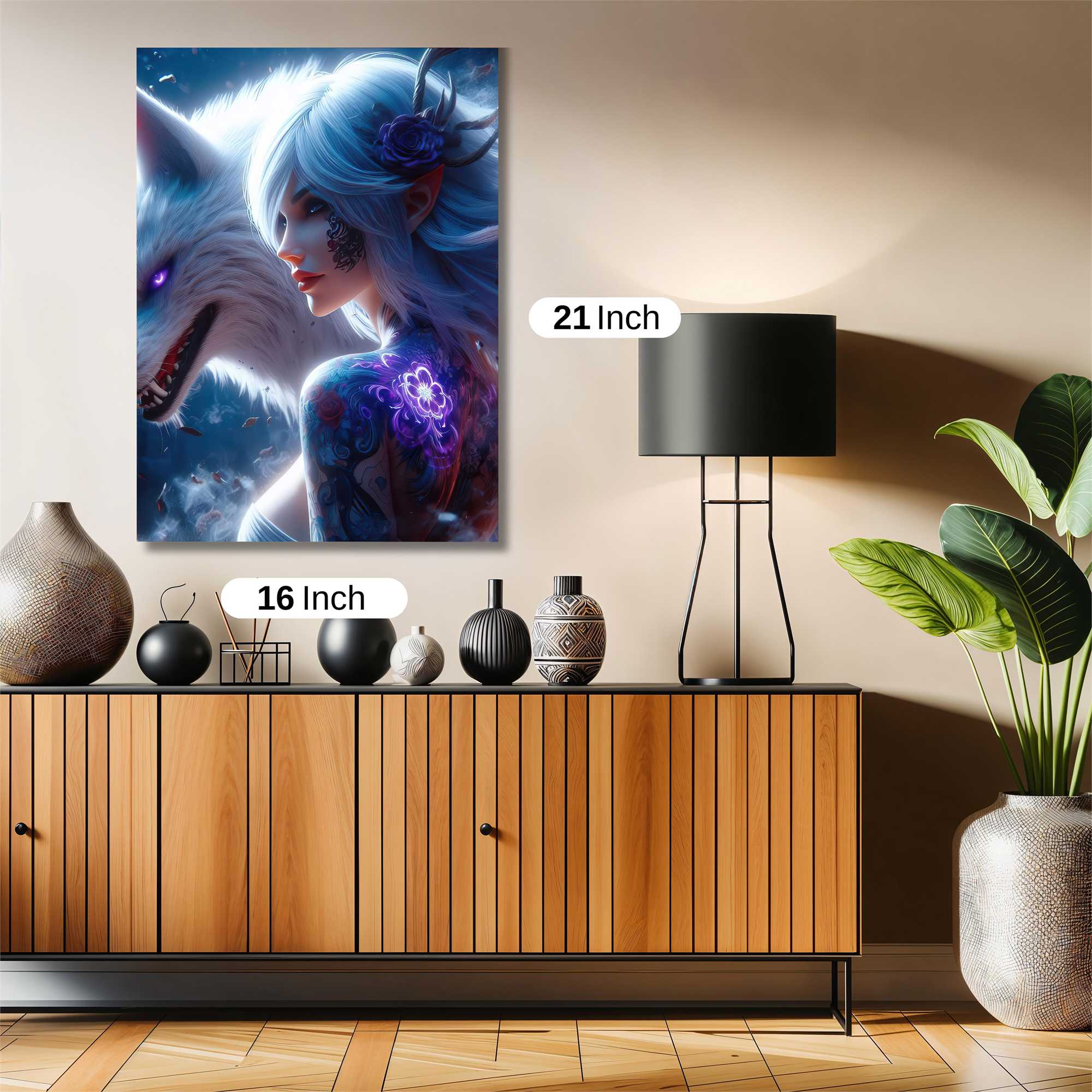 Frostbound Enigma Safe Wall Magnetic / M