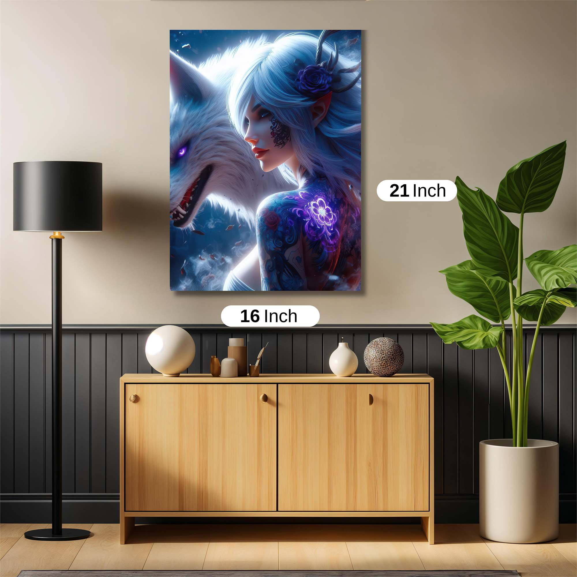 Frostbound Enigma Safe Wall Magnetic / M