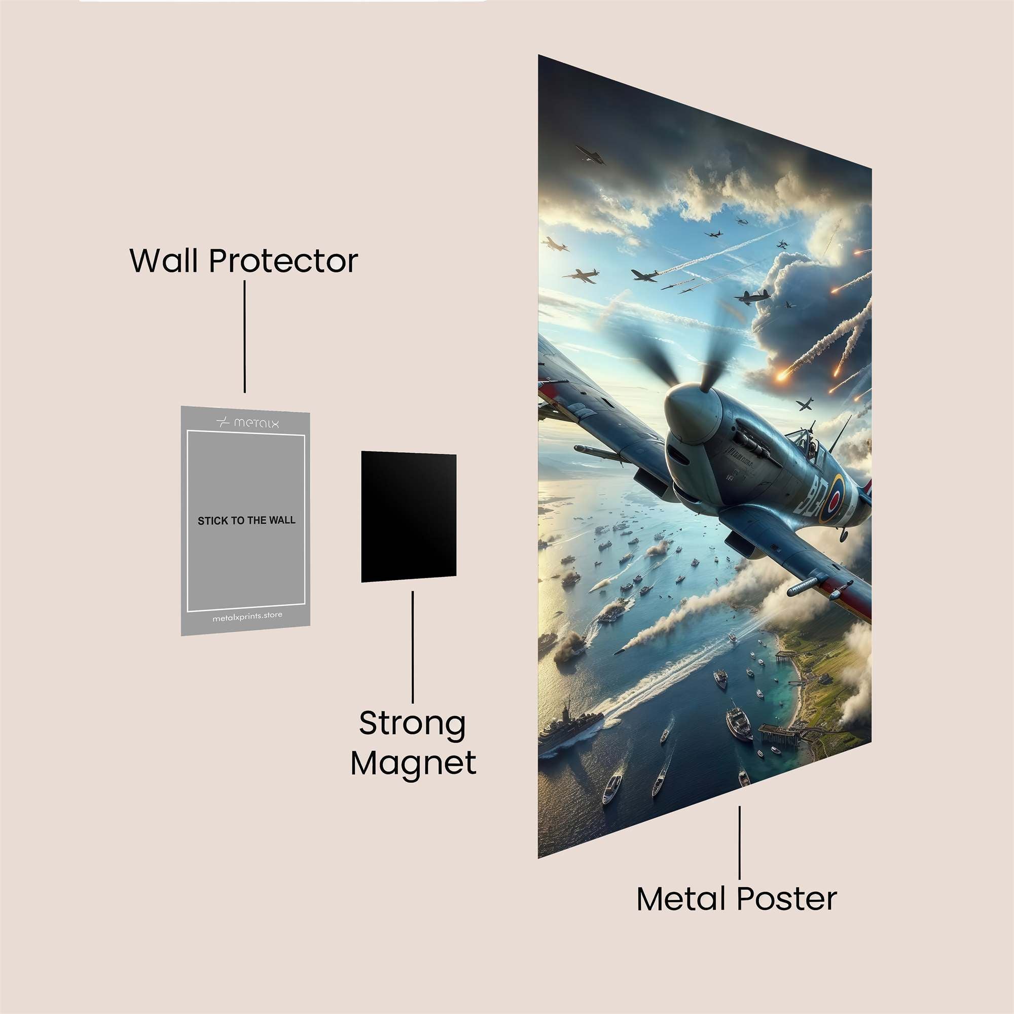 Spitfire Valor Safe Wall Magnetic / M