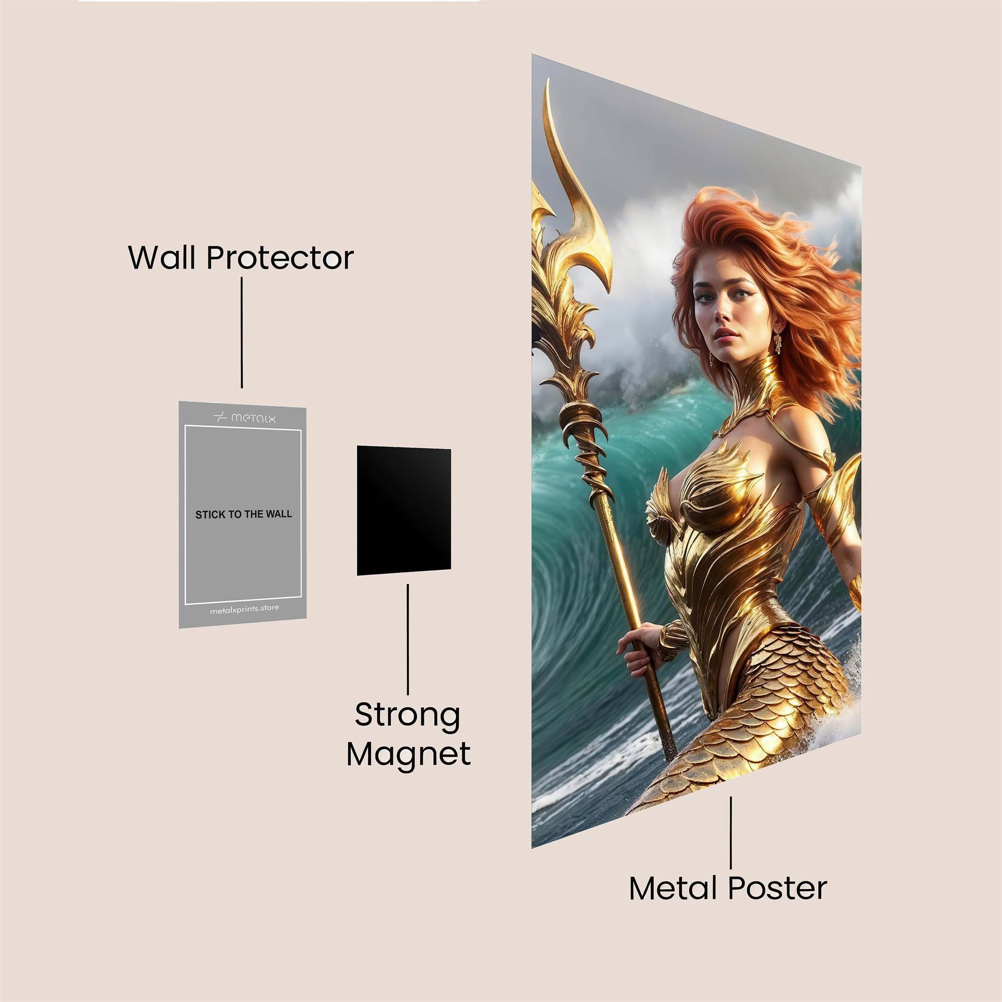 Poseidon Regal Safe Wall Magnetic / M