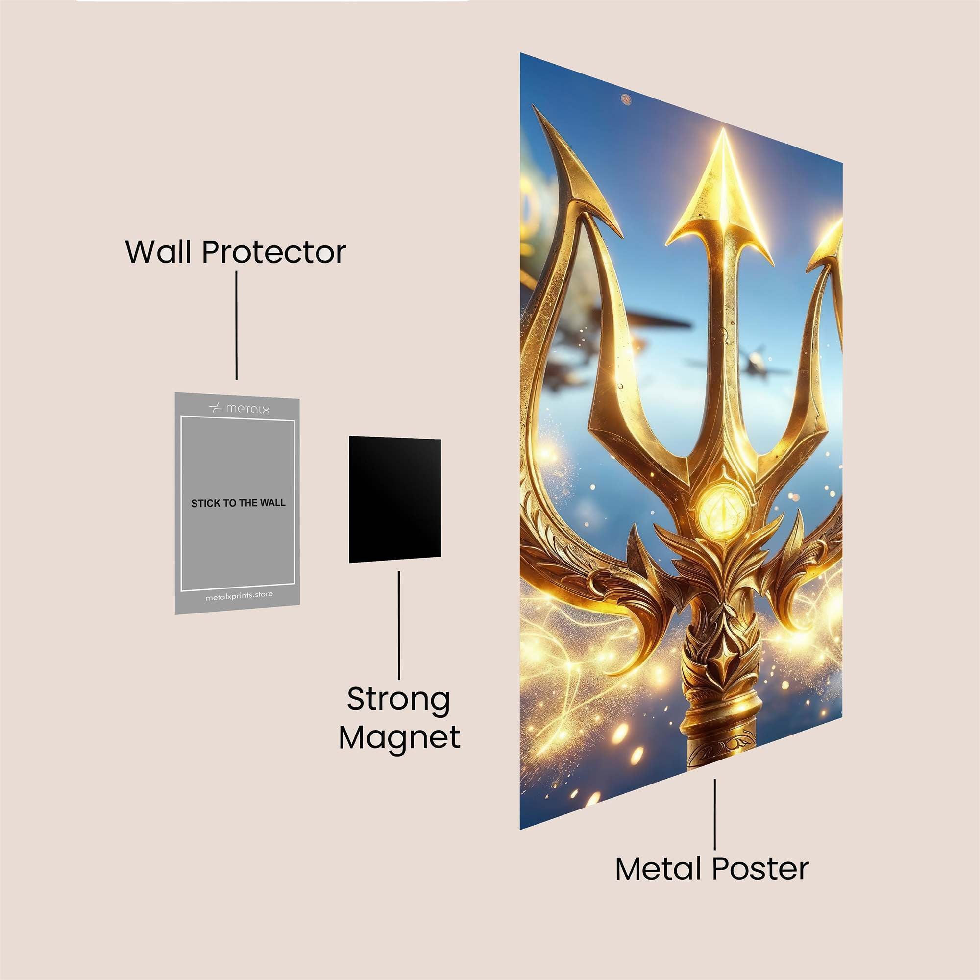 Poseidon's Radiance Safe Wall Magnetic / M