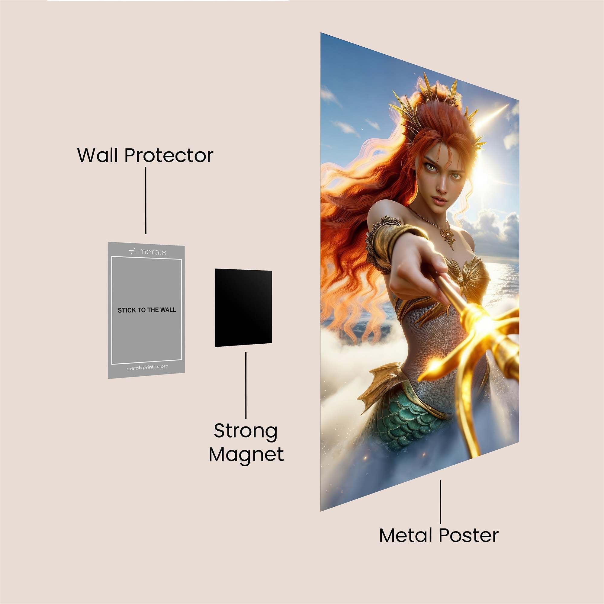 Aqua Sovereign Safe Wall Magnetic / M