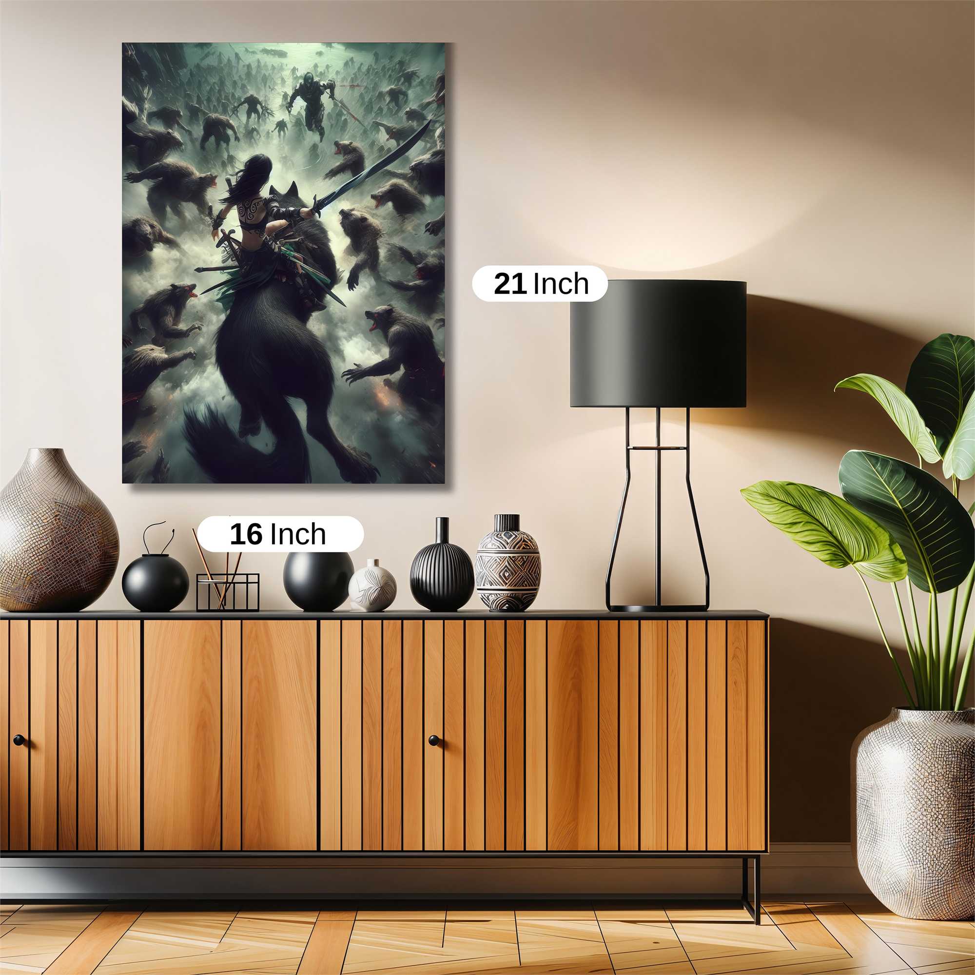 Wolf Warrior Safe Wall Magnetic / M