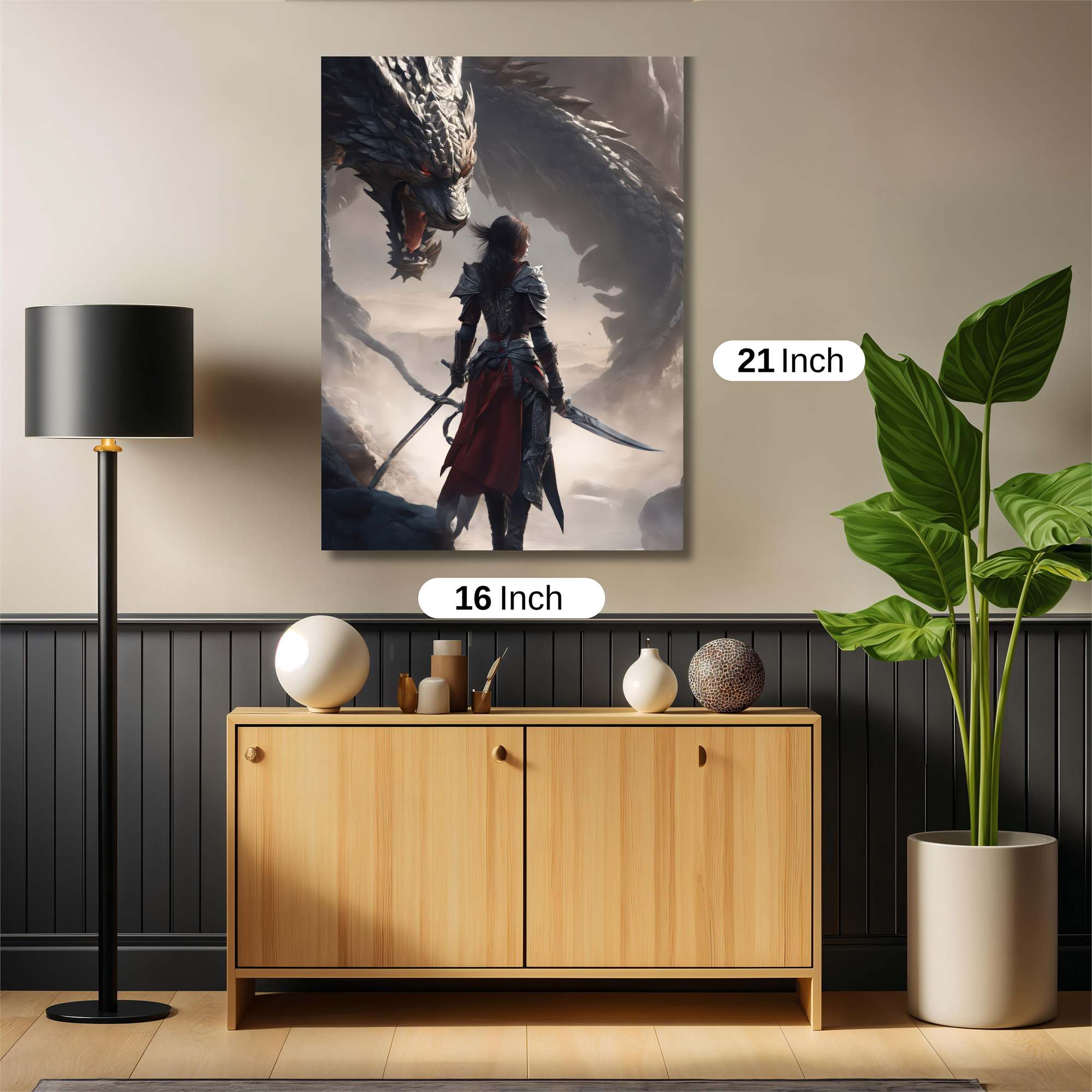 Dragon Defiance Safe Wall Magnetic / M