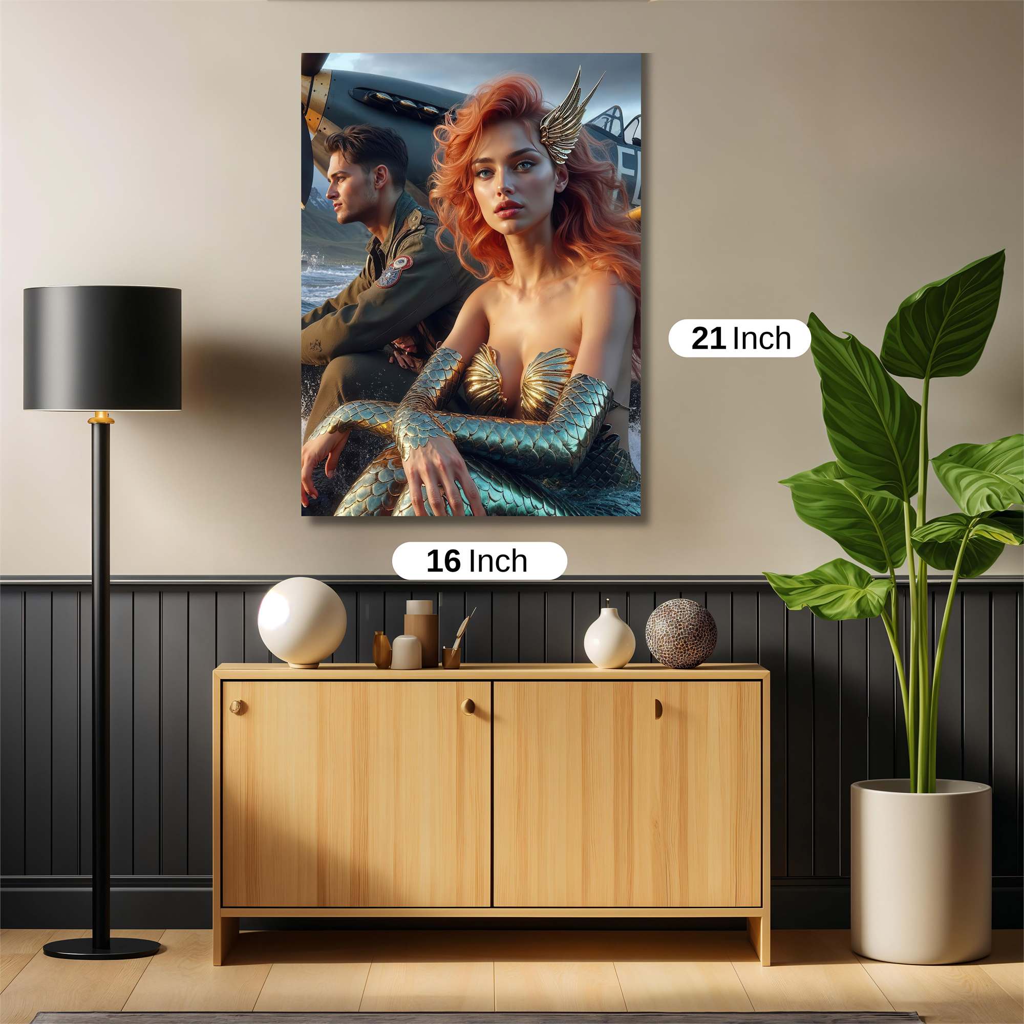 Mermaid Valor Safe Wall Magnetic / M