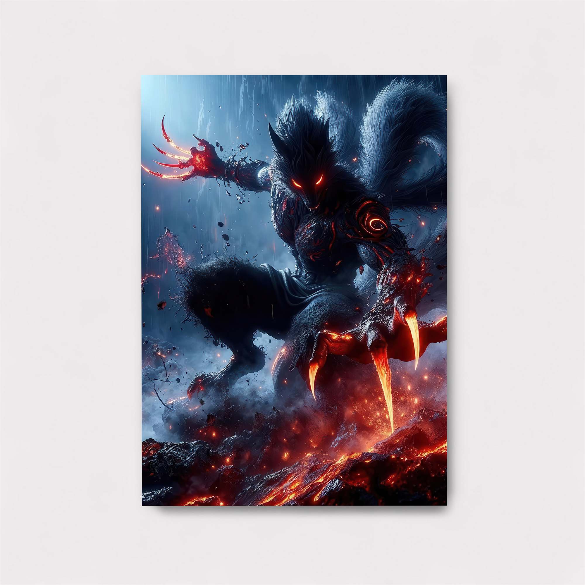 Wolf Inferno Safe Wall Magnetic / M