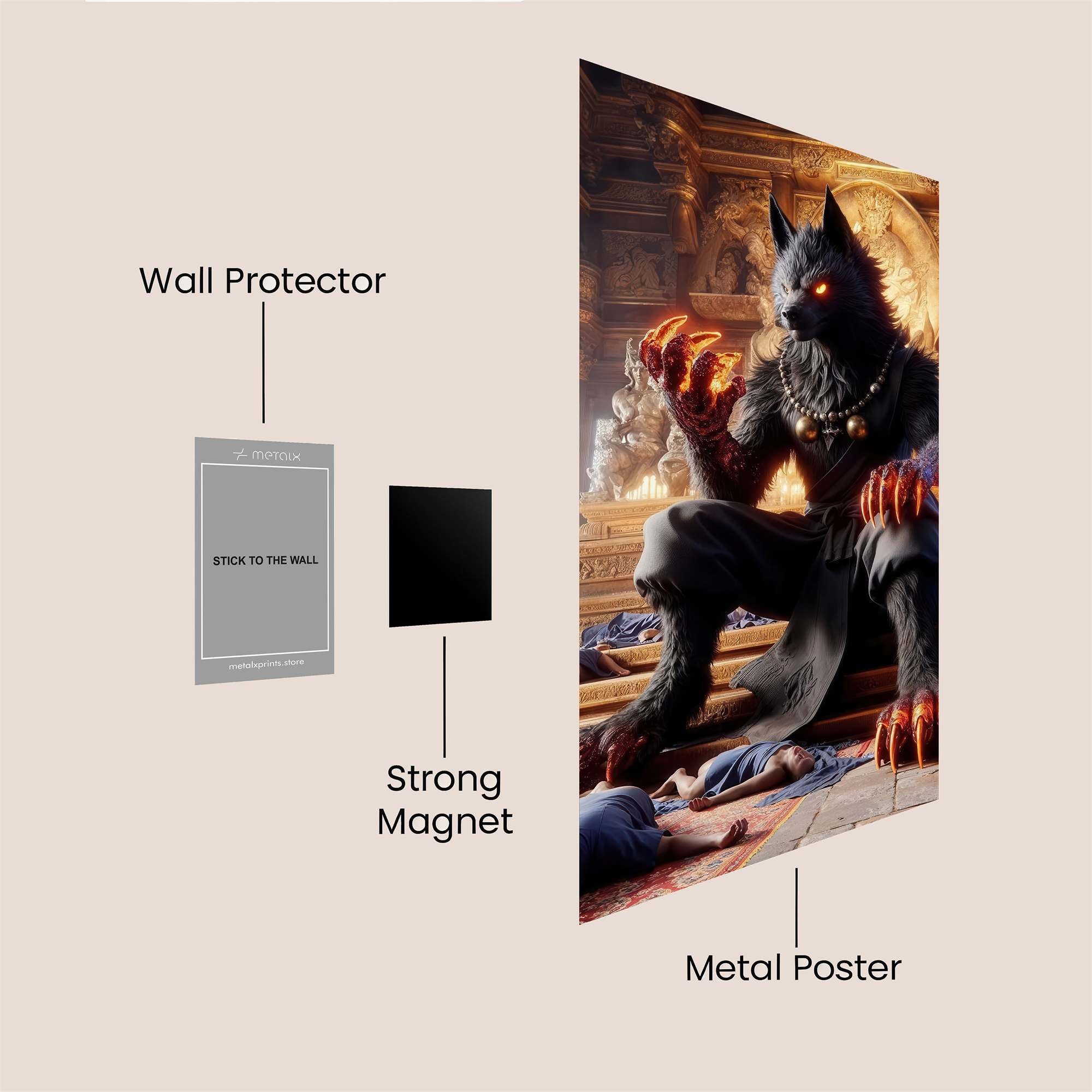 Amaterasu Wrath Safe Wall Magnetic / M