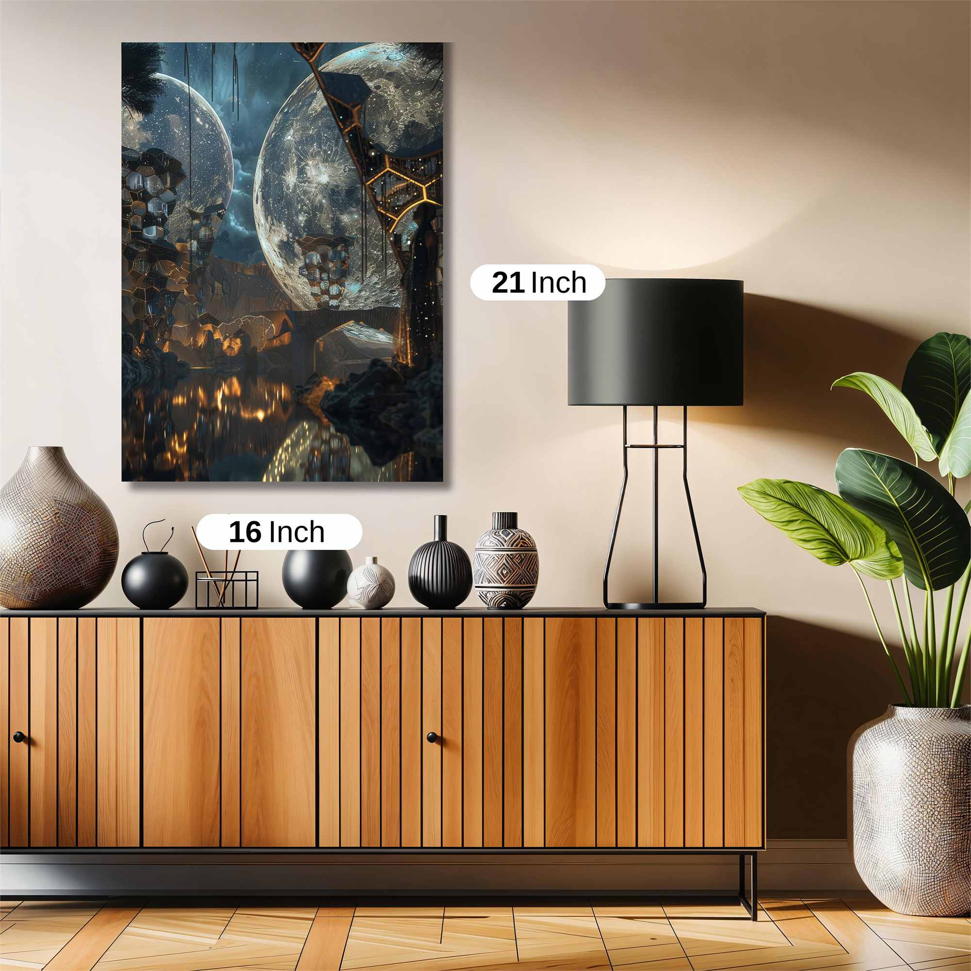 Lunar Whimsy Safe Wall Magnetic / M