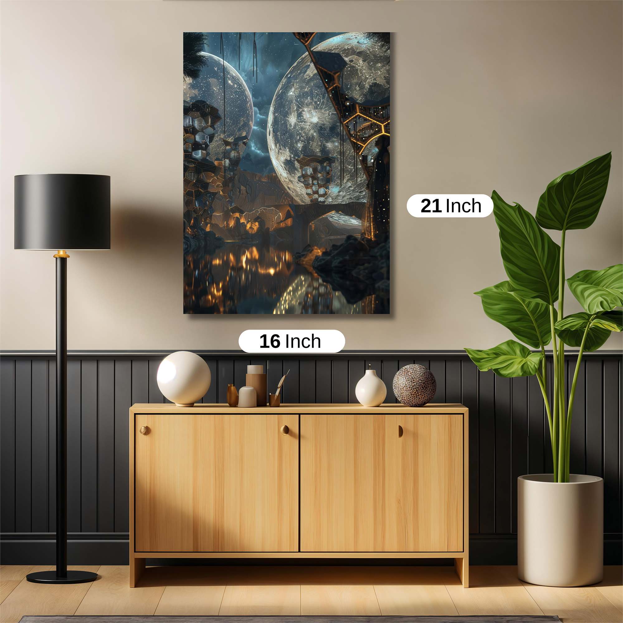Lunar Whimsy Safe Wall Magnetic / M