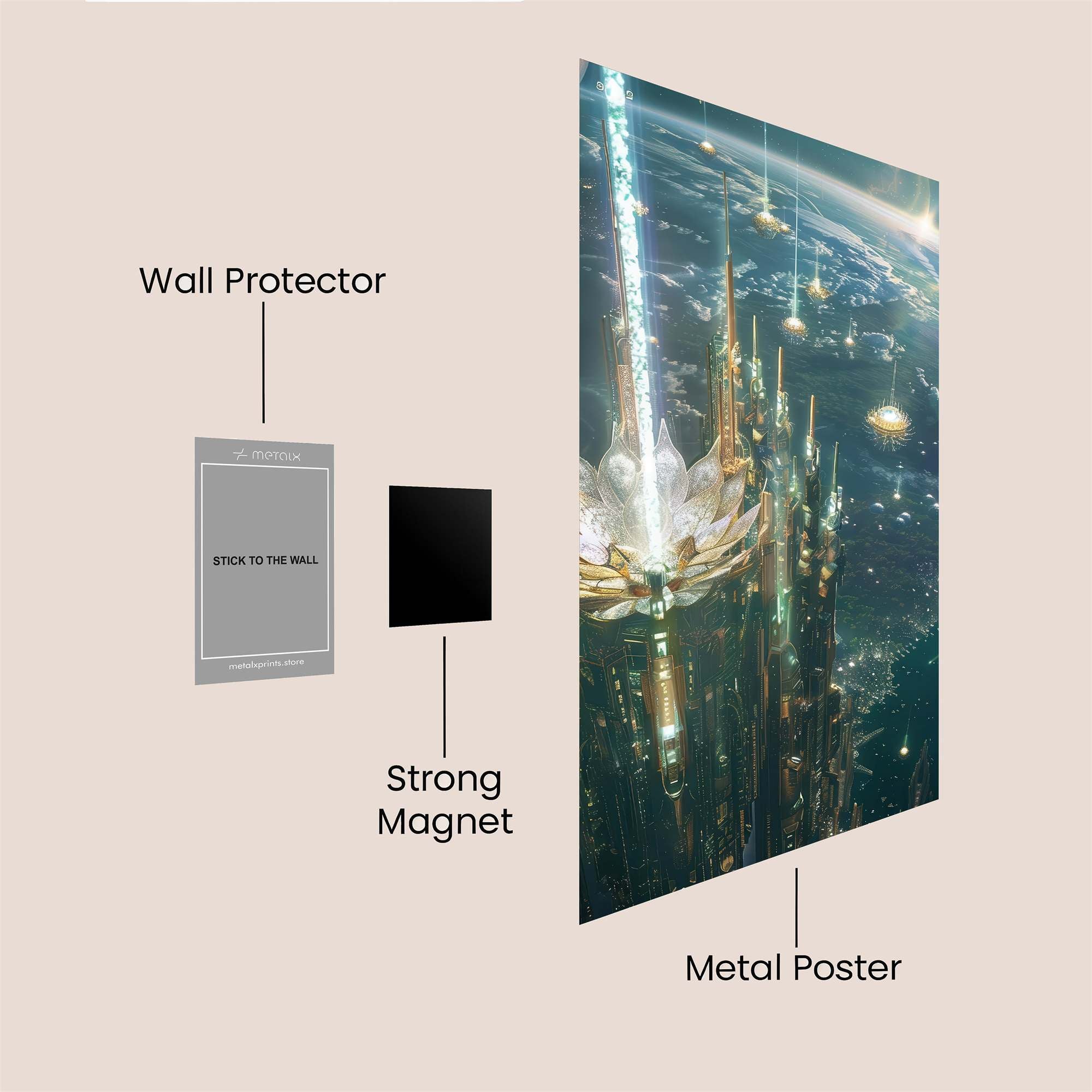 Celestial Radiance Safe Wall Magnetic / M