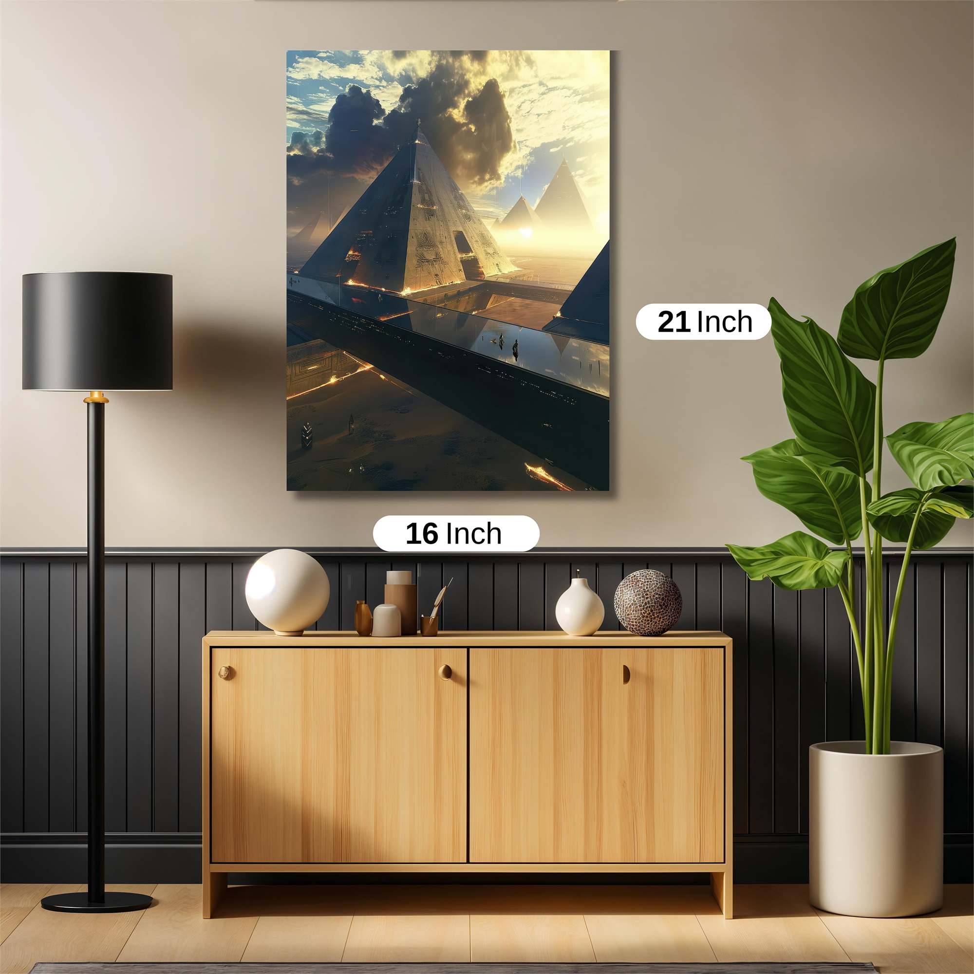 Pyramid Twilight Safe Wall Magnetic / M