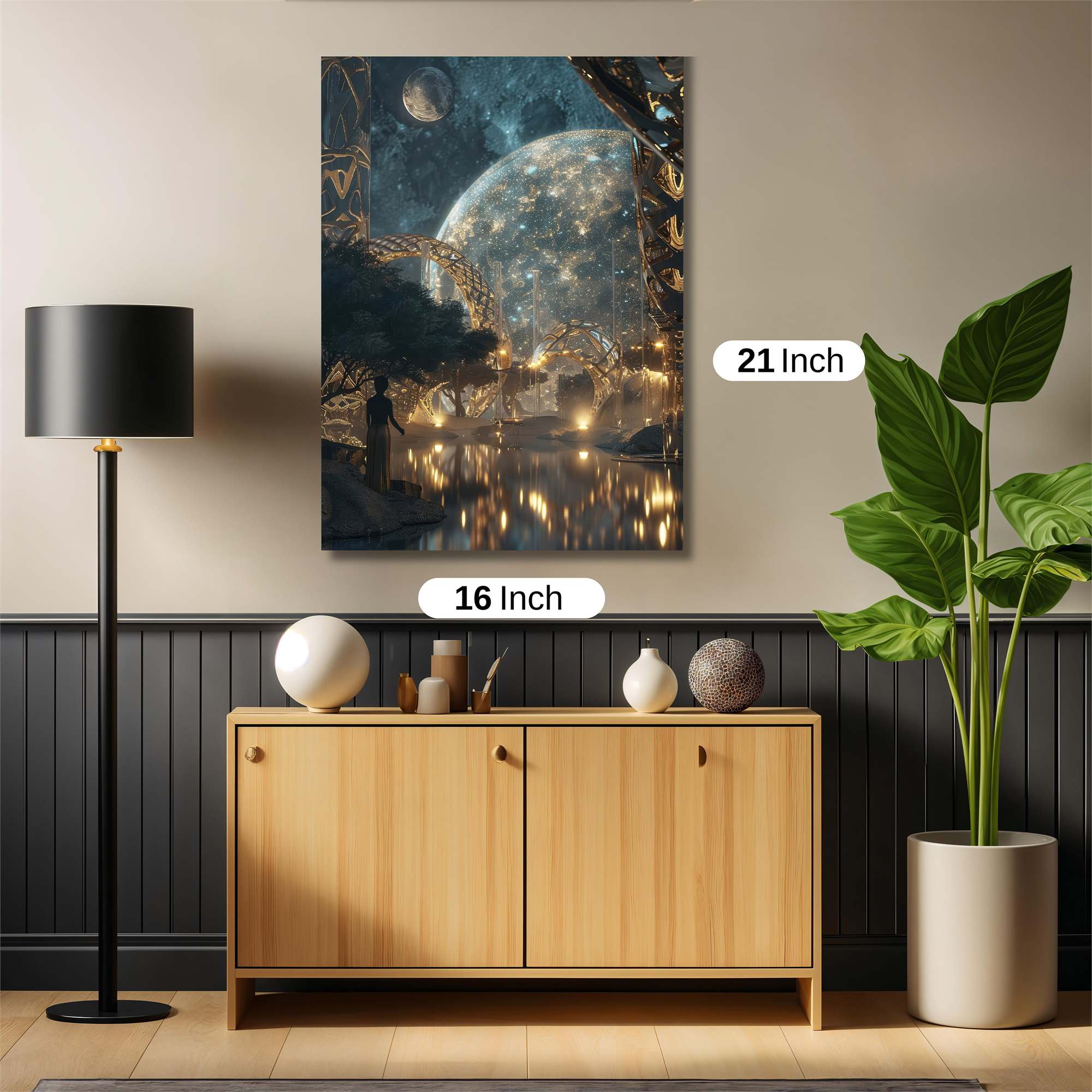 Lunar Serenity Safe Wall Magnetic / M