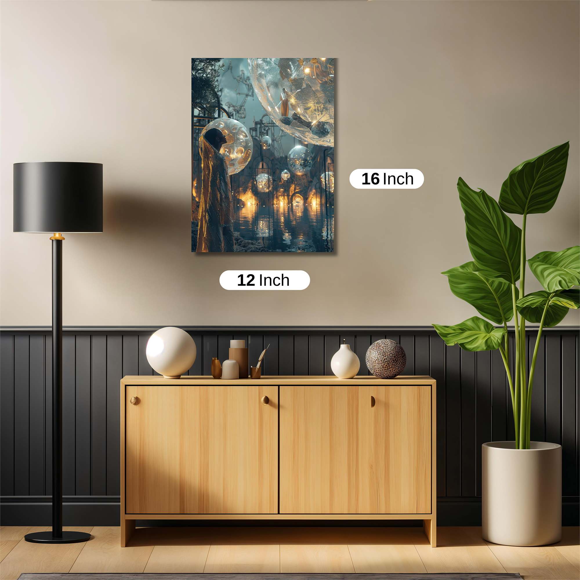 Luminous Serenity Safe Wall Magnetic / M