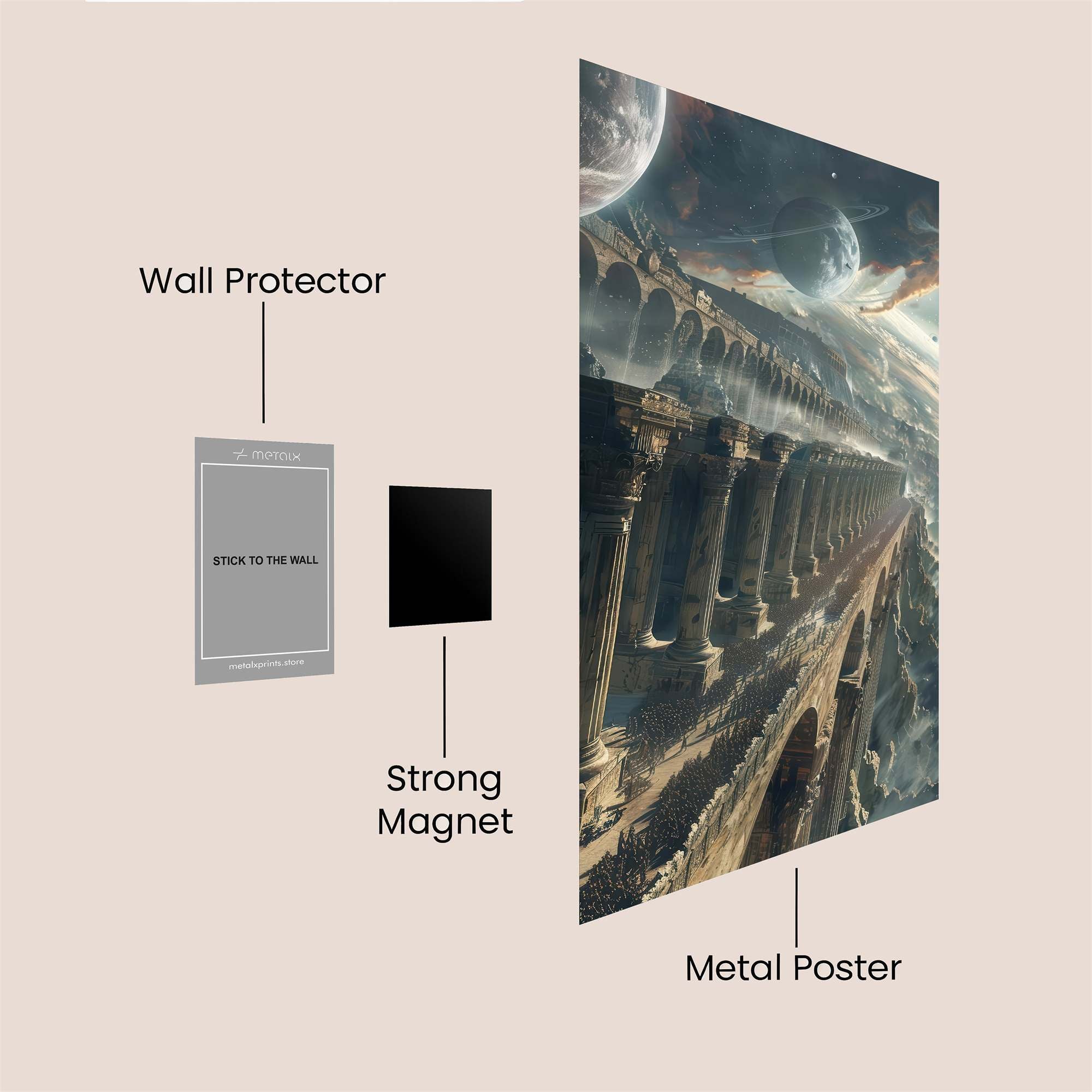 Cosmic Ruin Safe Wall Magnetic / M