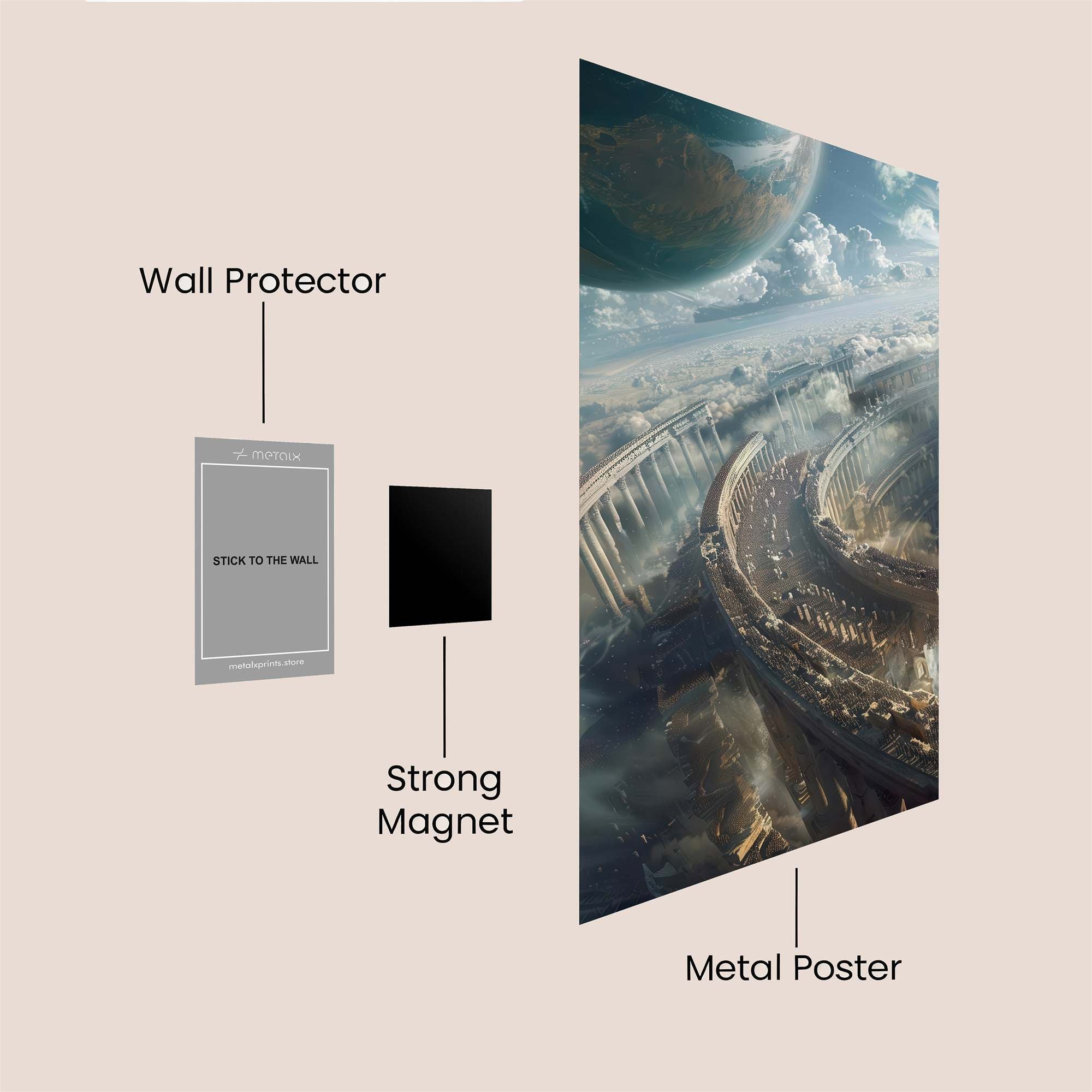 Earthquake Rupture Safe Wall Magnetic / M