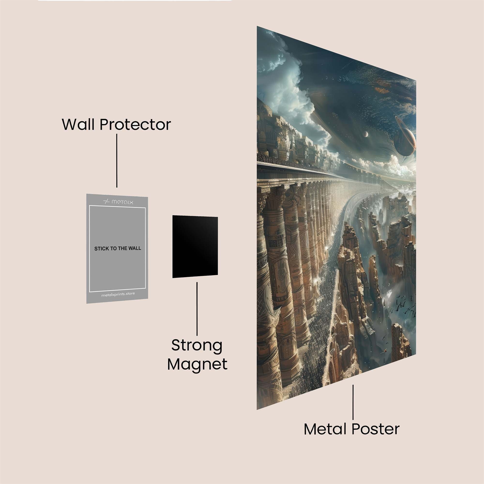 Cosmic Serenity Safe Wall Magnetic / M