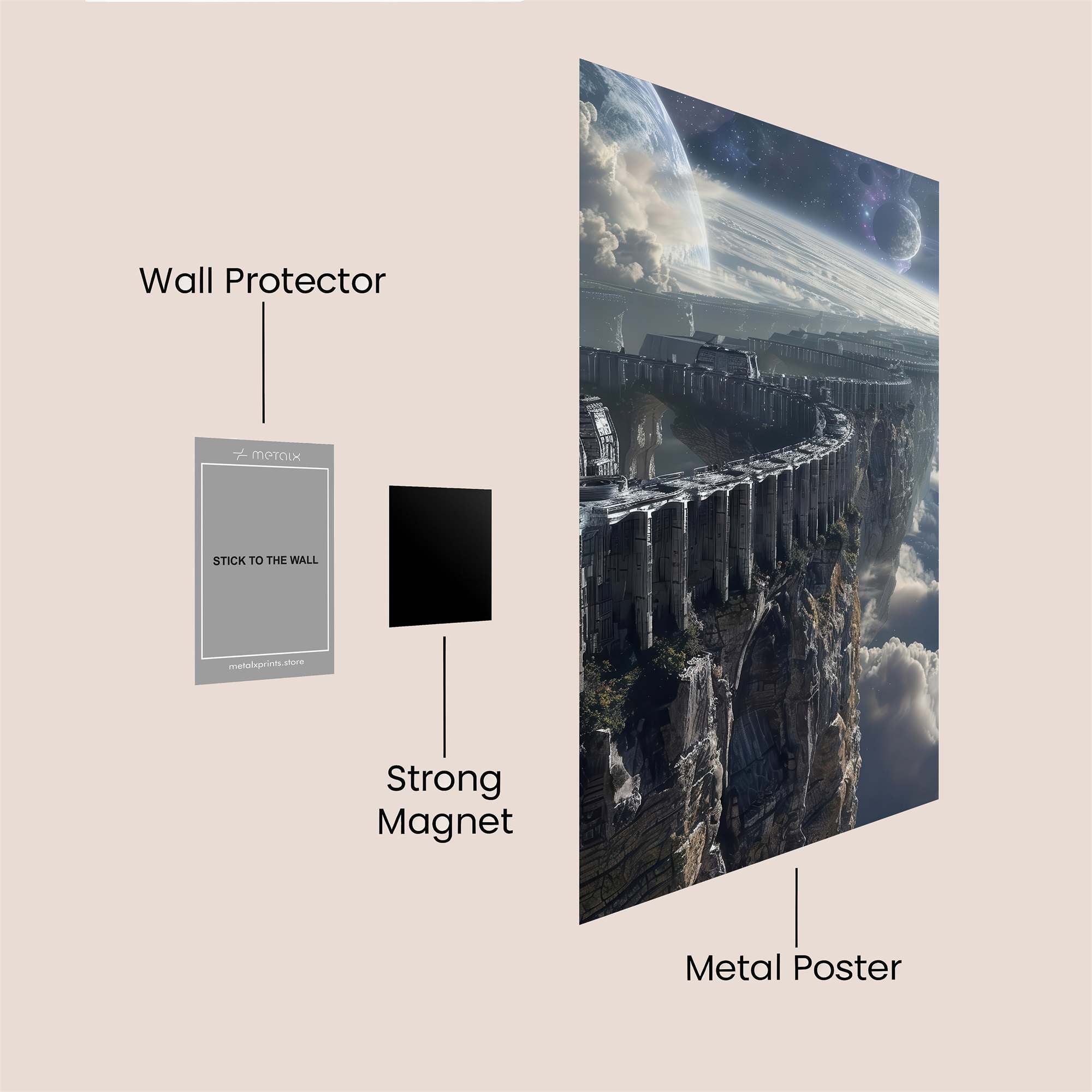 Skyward Citadel Safe Wall Magnetic / M