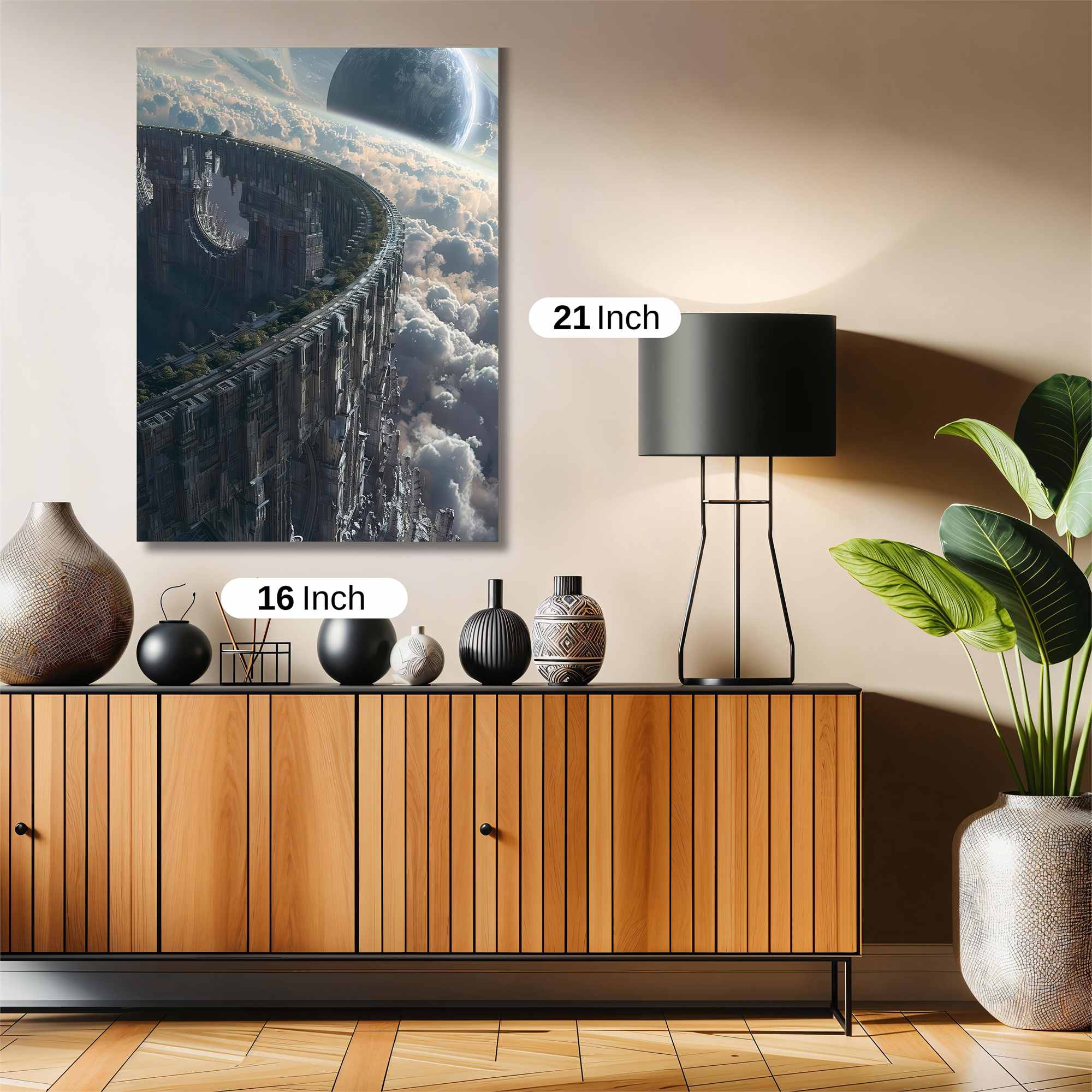 Moonlit Fortress Safe Wall Magnetic / M