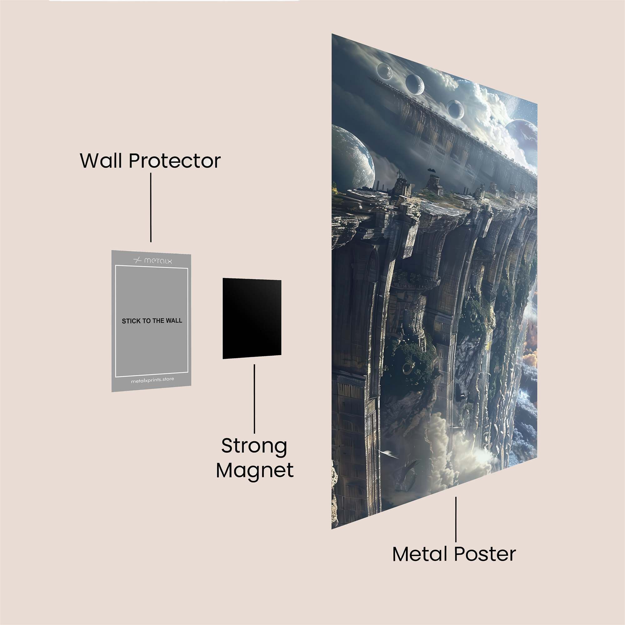 Cosmic Abyss Safe Wall Magnetic / M