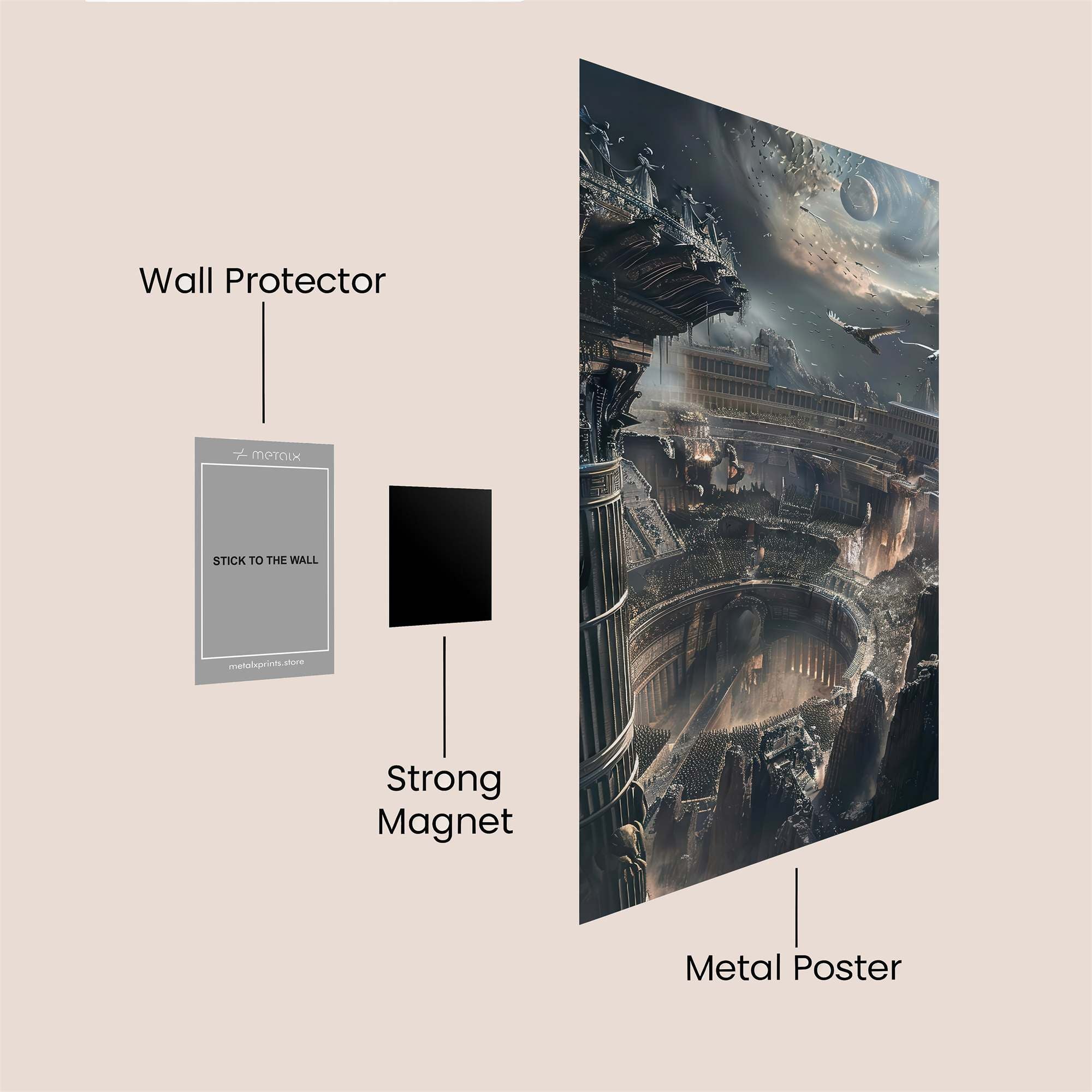 Coliseum Cataclysm Safe Wall Magnetic / M