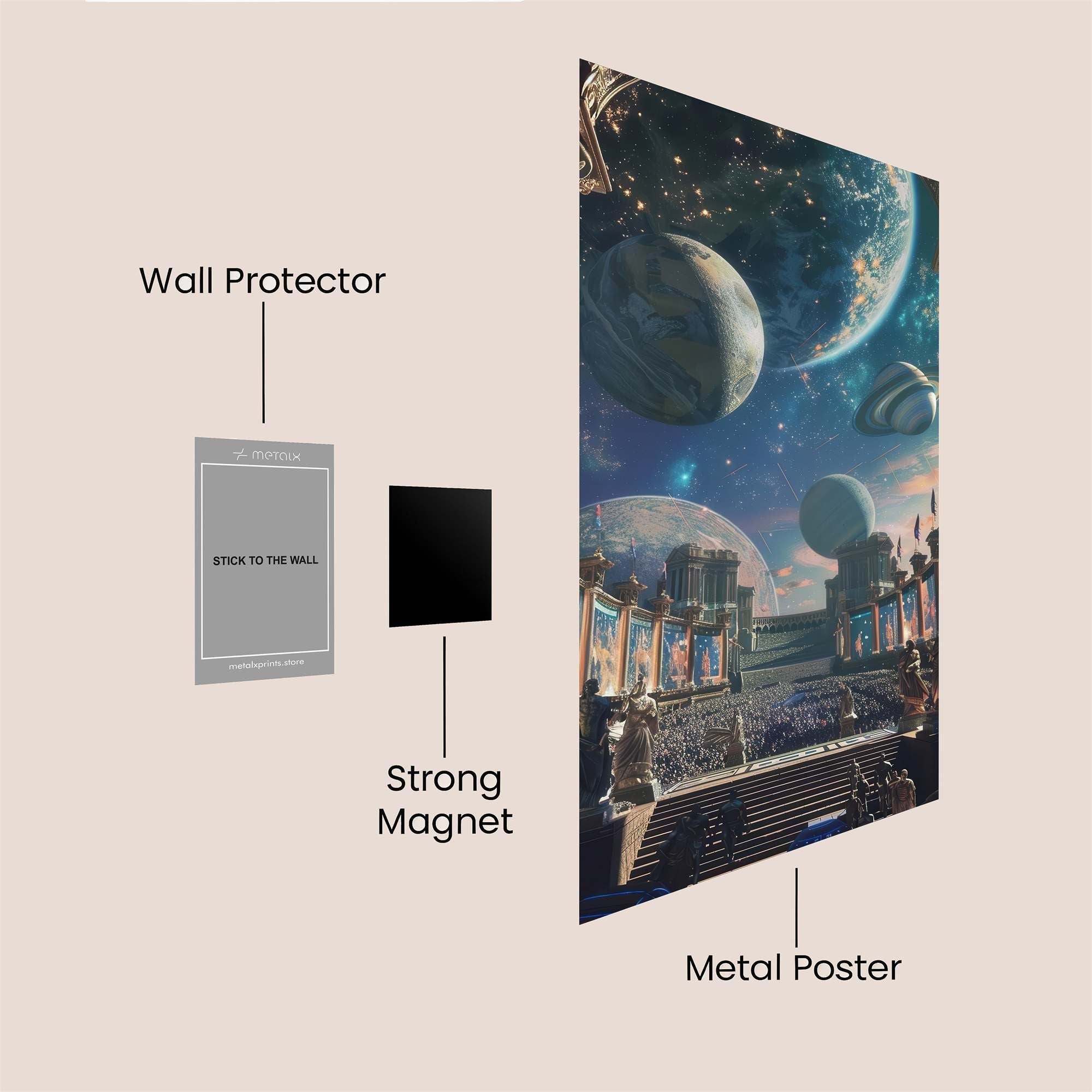 Cosmic Majesty Safe Wall Magnetic / M