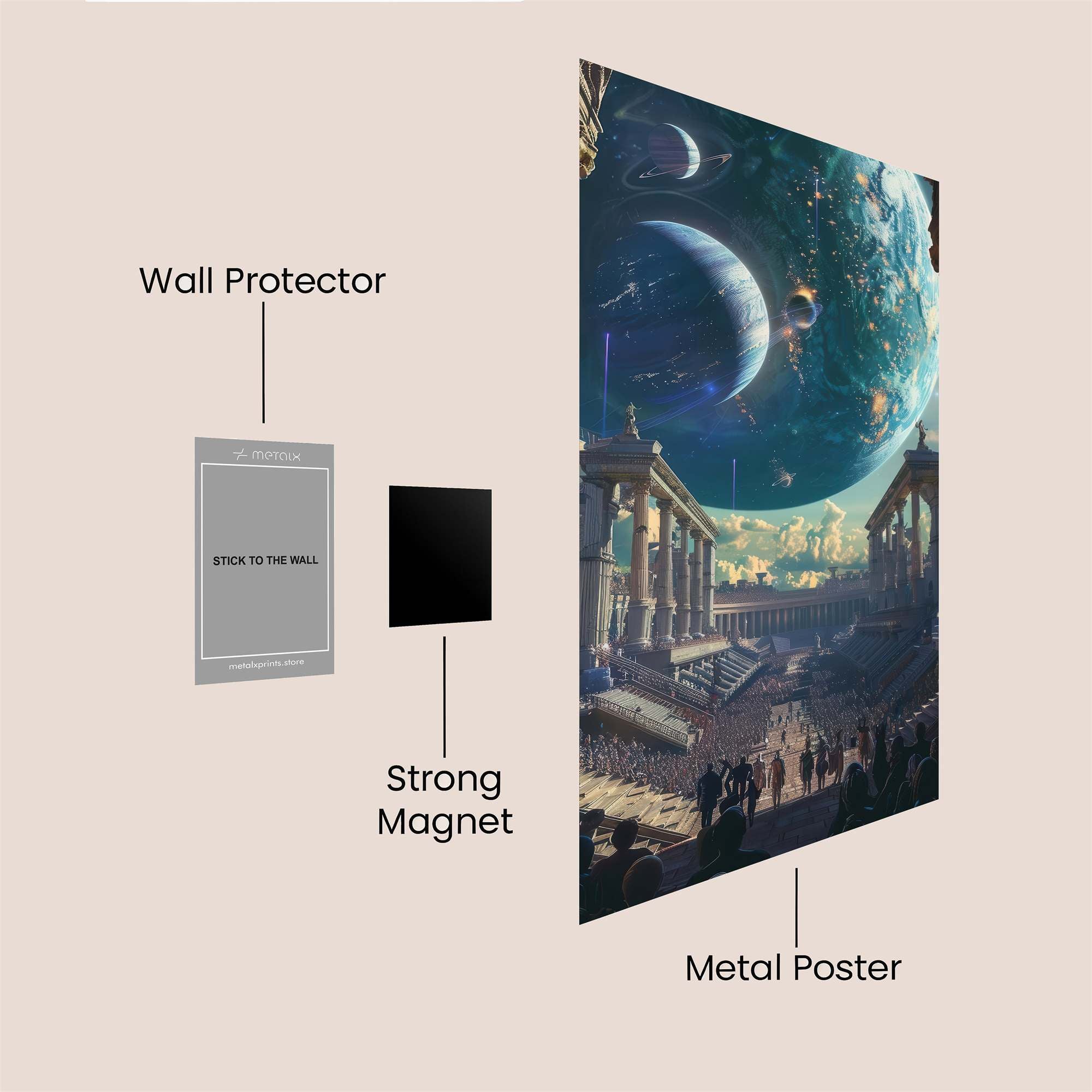 Cosmic Wonder Safe Wall Magnetic / M