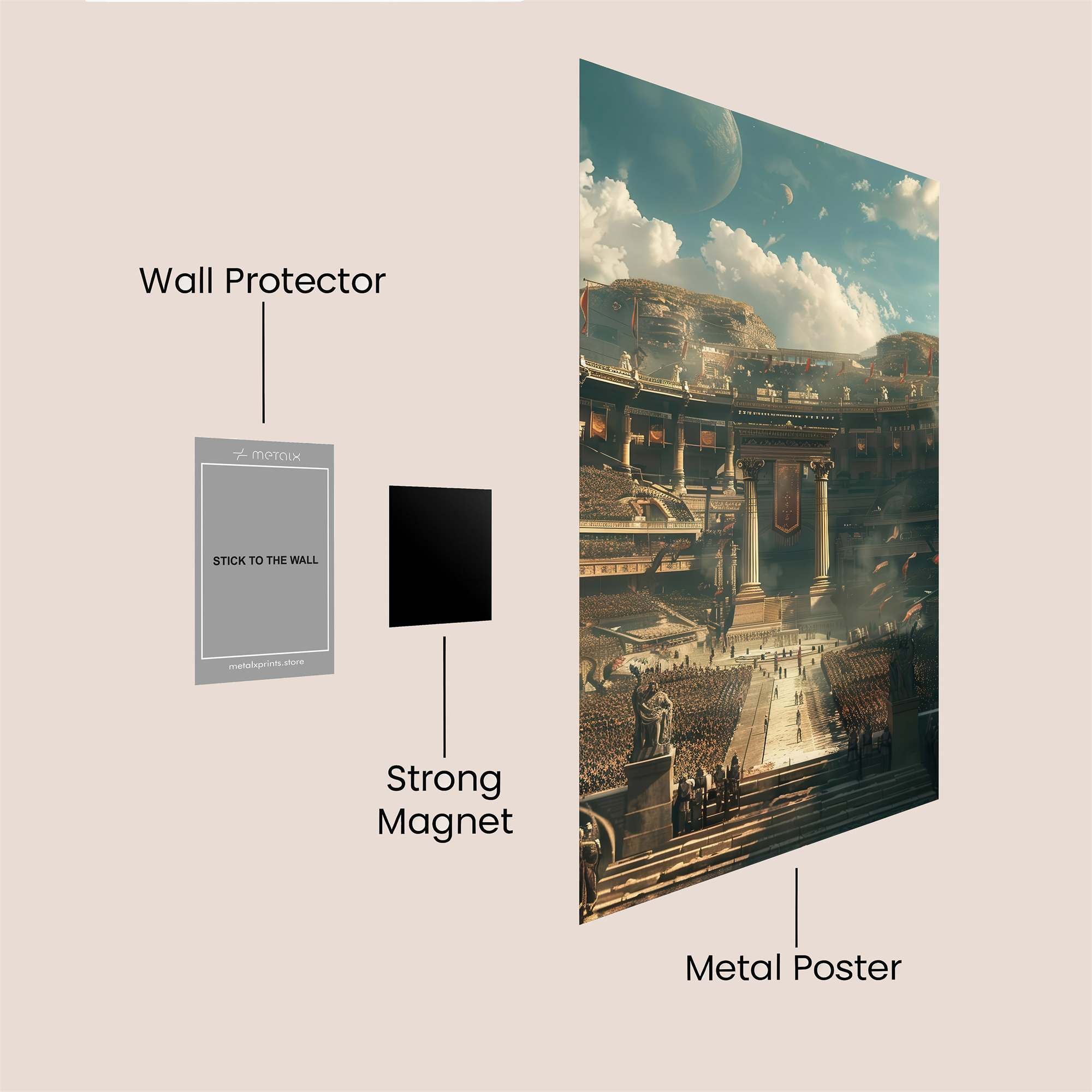 Coliseum Triumph Safe Wall Magnetic / M