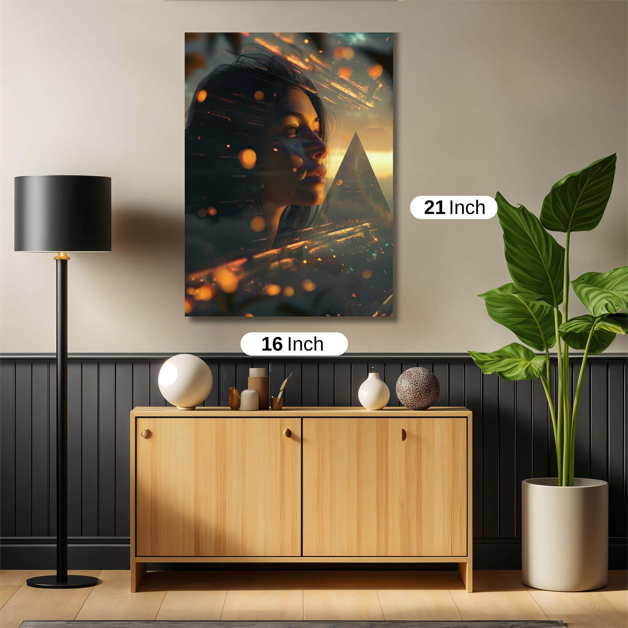 Pyramid Dream Safe Wall Magnetic / M