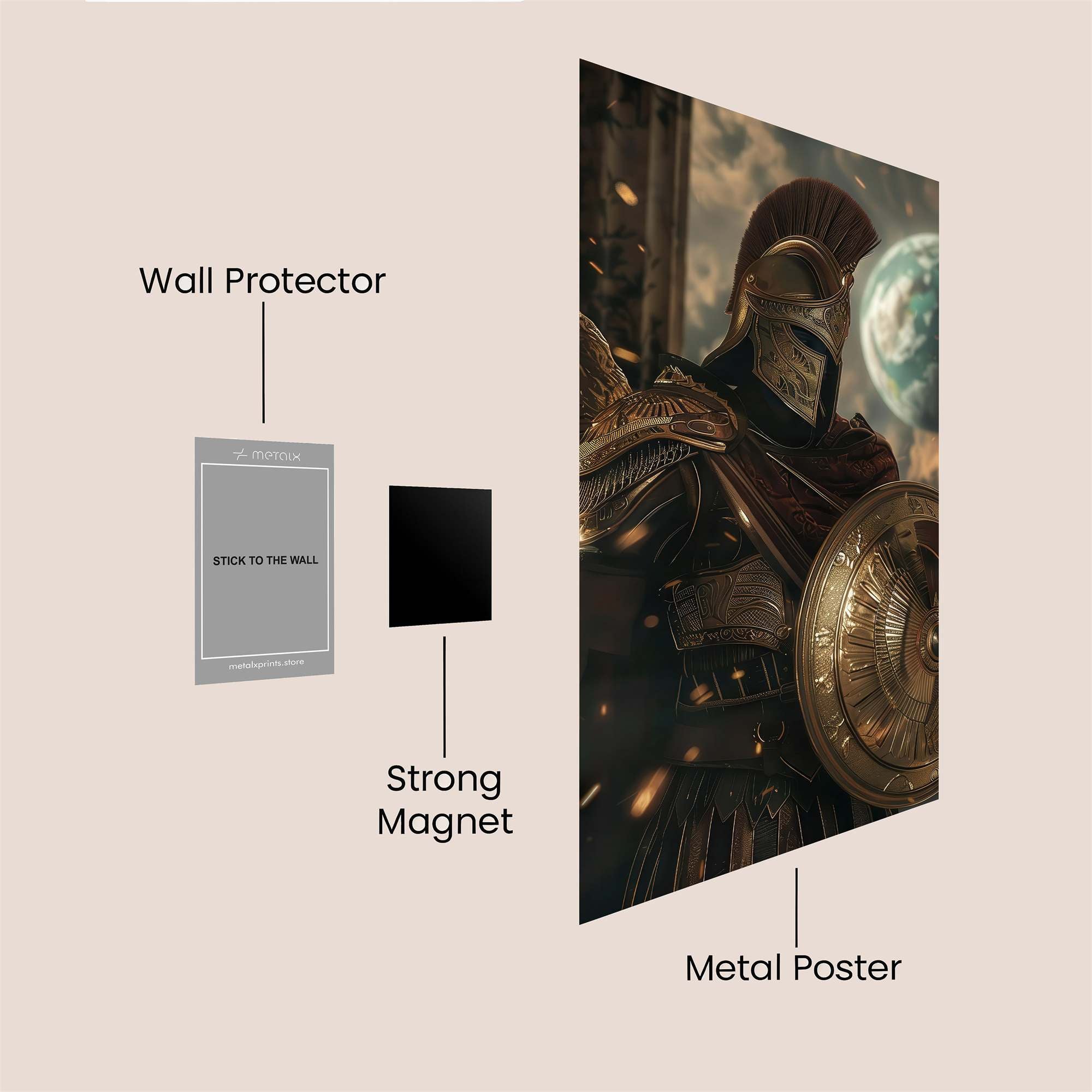 Atlas Enigma Safe Wall Magnetic / M