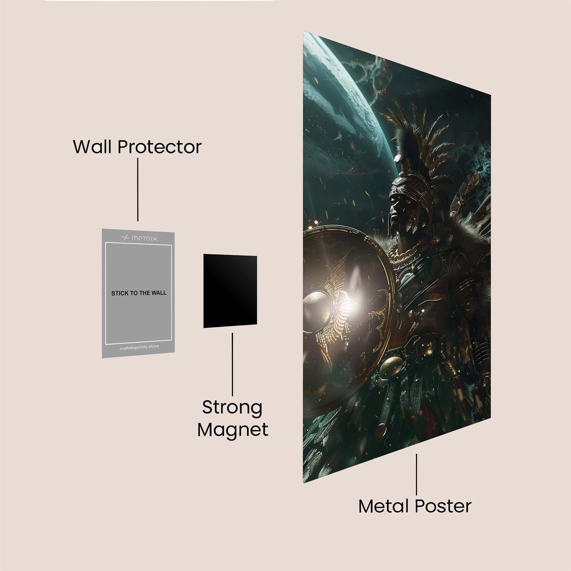 Ares Enraged Safe Wall Magnetic / M