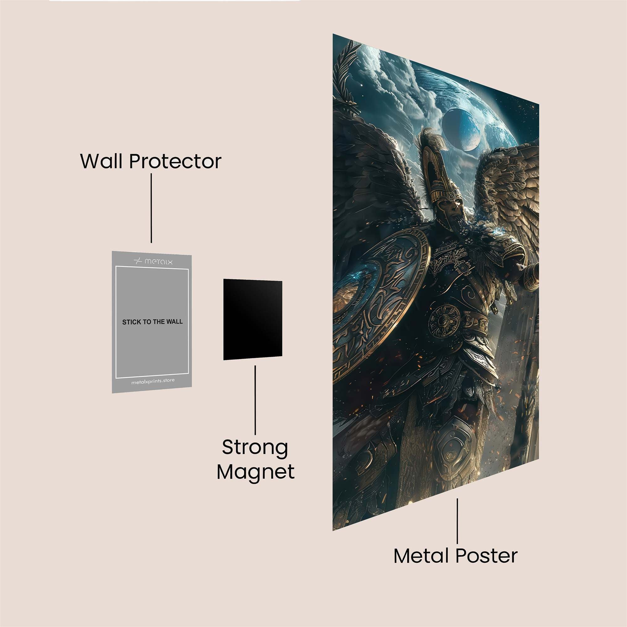 Archangel Majestic Safe Wall Magnetic / M