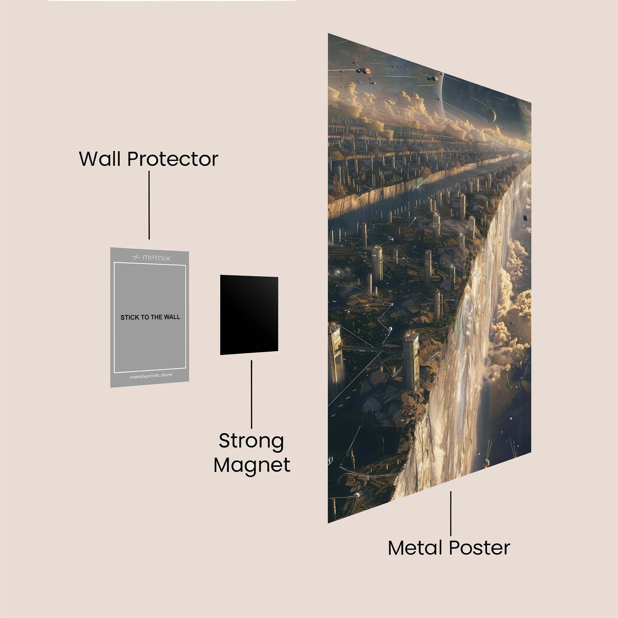 Edge Radiant Safe Wall Magnetic / M