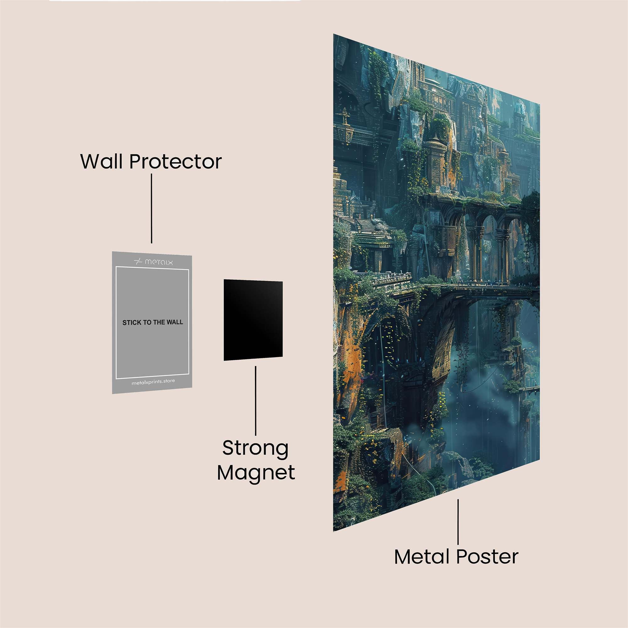Lost Serenity Safe Wall Magnetic / M