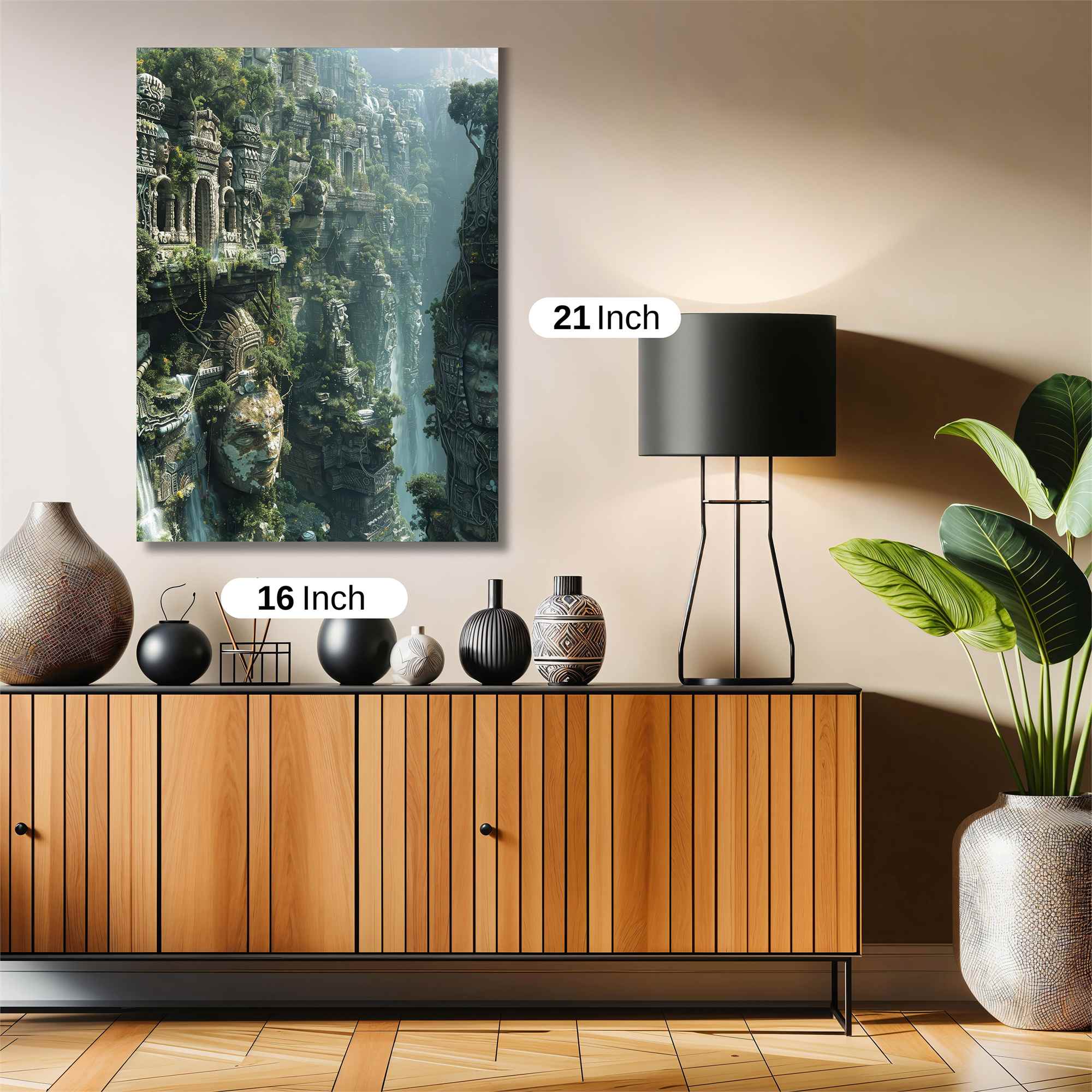 Ancient Serenity Safe Wall Magnetic / M