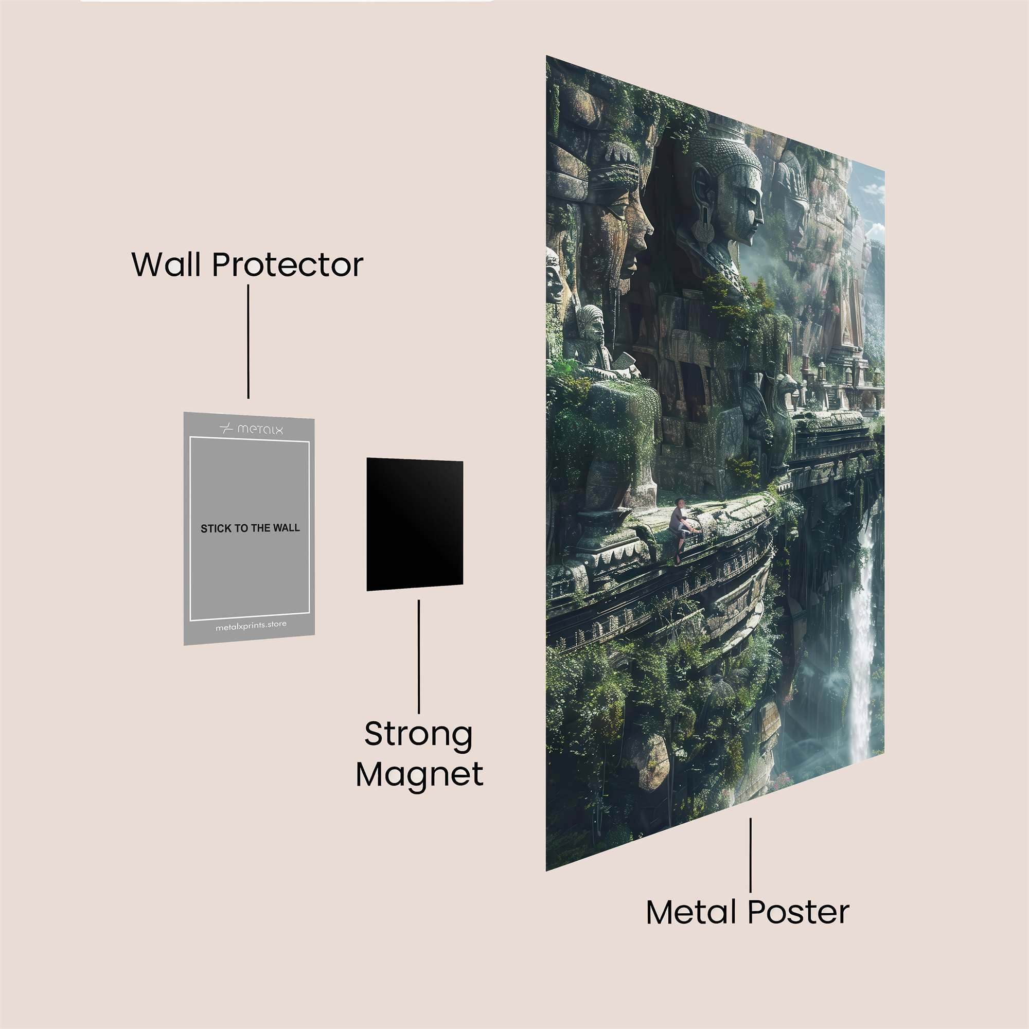 Buddha Serenity Safe Wall Magnetic / M