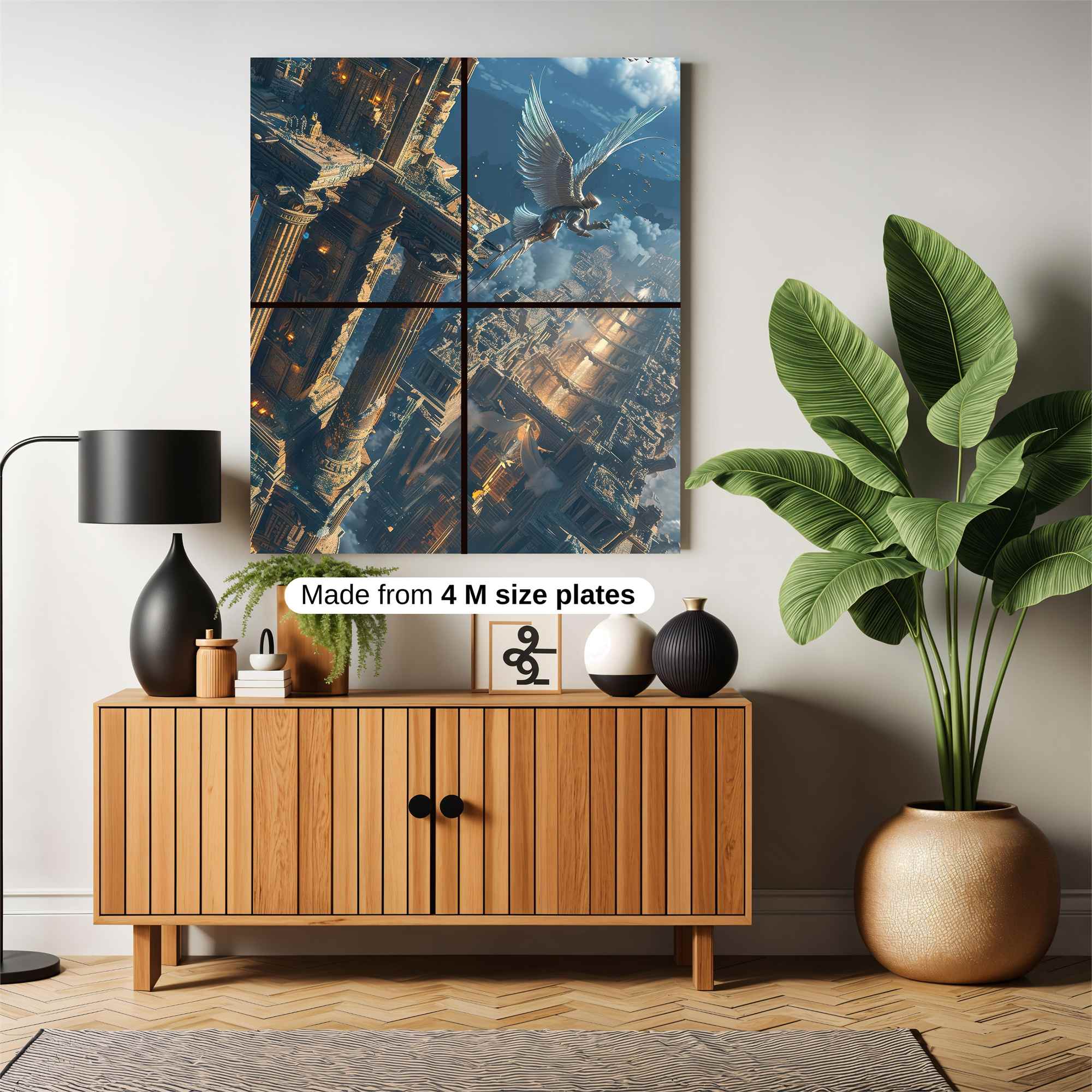 Angel Ascends Safe Wall Magnetic / M