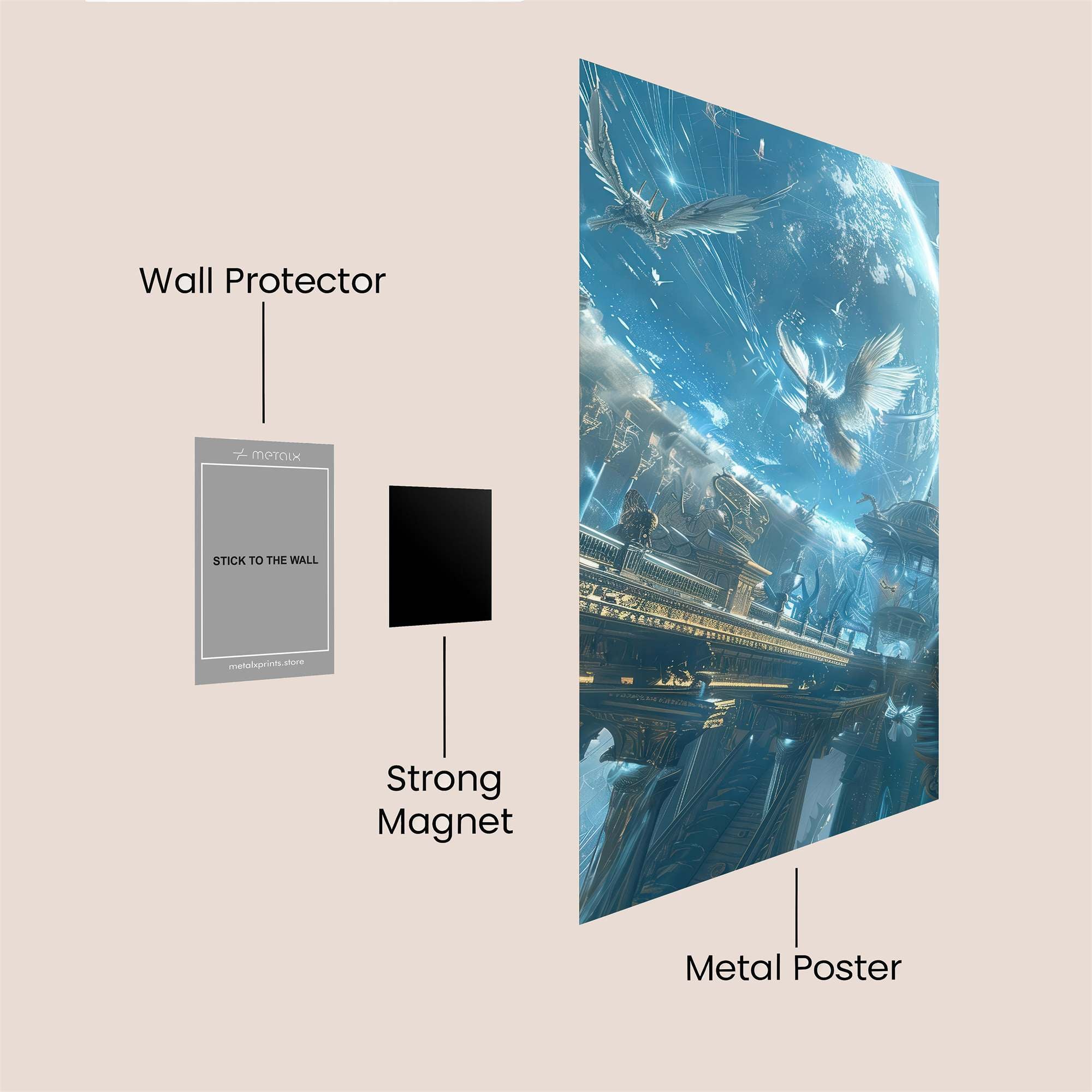Celestial Serenity Safe Wall Magnetic / M