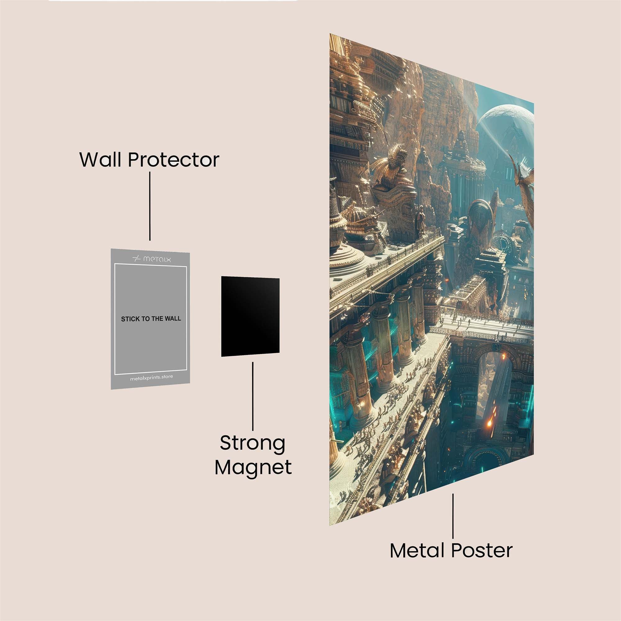 Dragon Serenity Safe Wall Magnetic / M